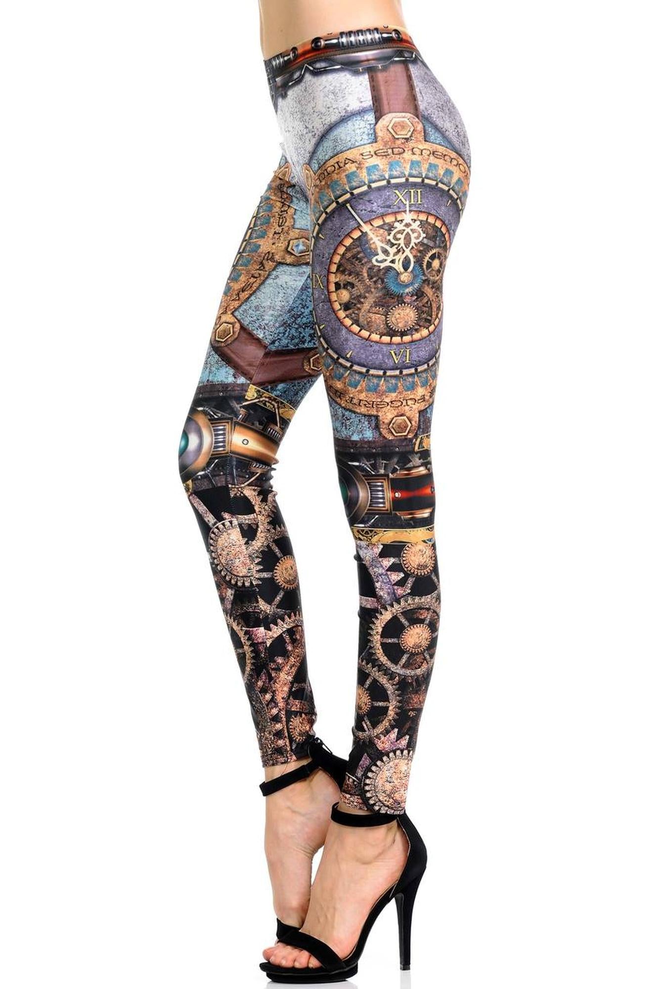 Premium Graphic Print Eternal Steampunk Leggings