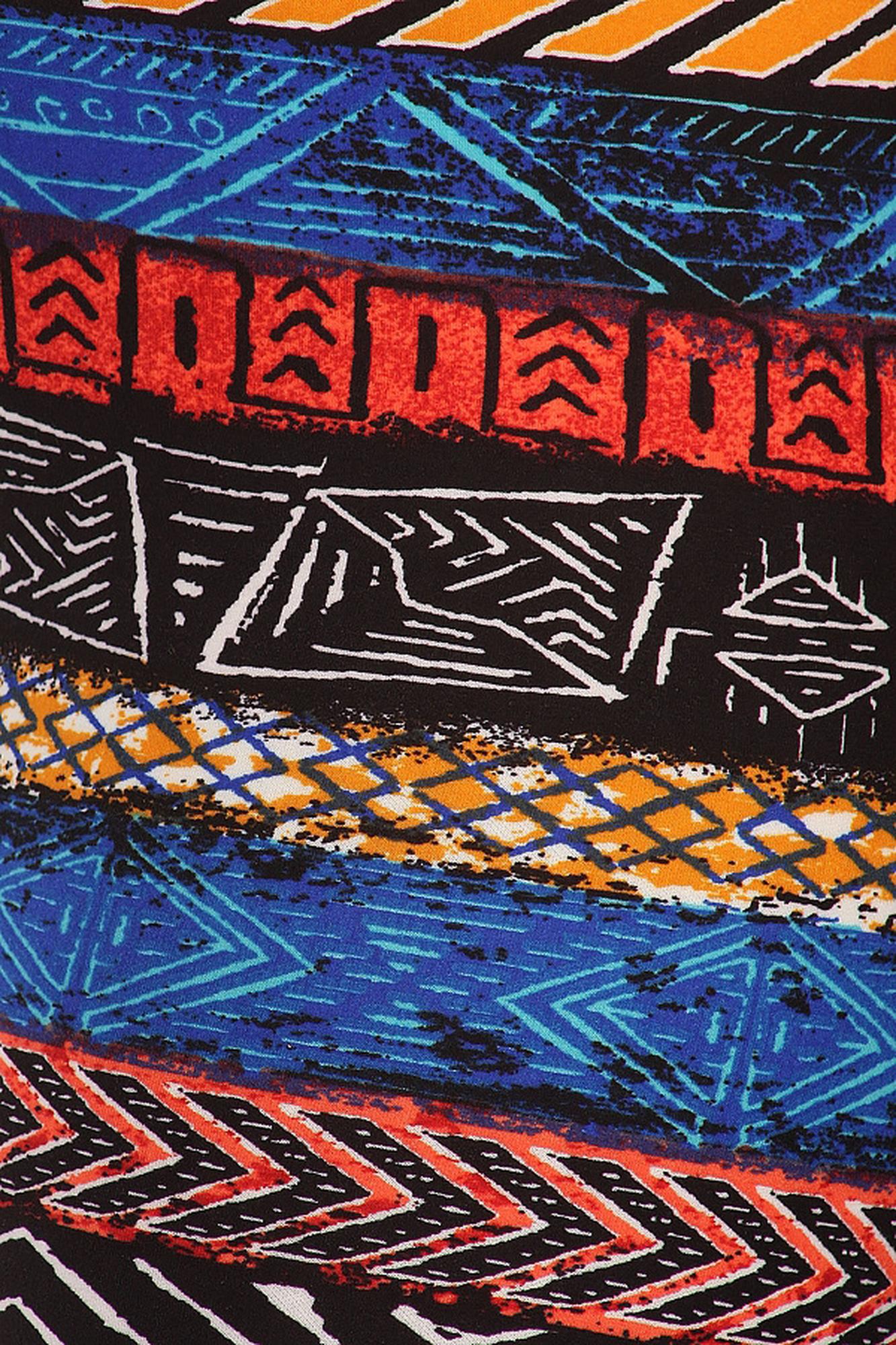Buttery Soft Tulum Tribal Plus Size Leggings - 3X - 5X (One Size Plus,Multi Color Bold)