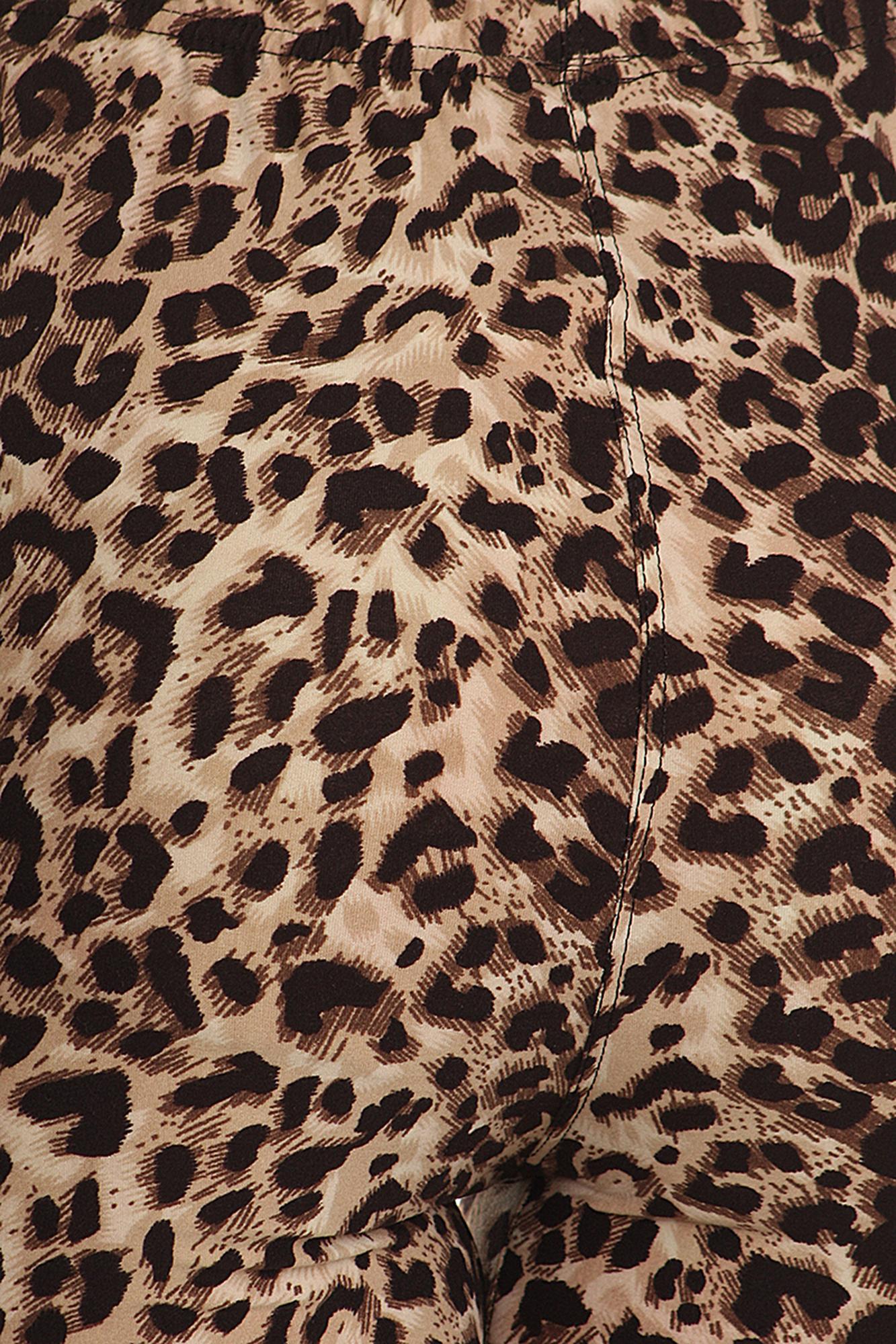 Buttery Soft Feral Cheetah Leggings (One Size Regular,Brown)