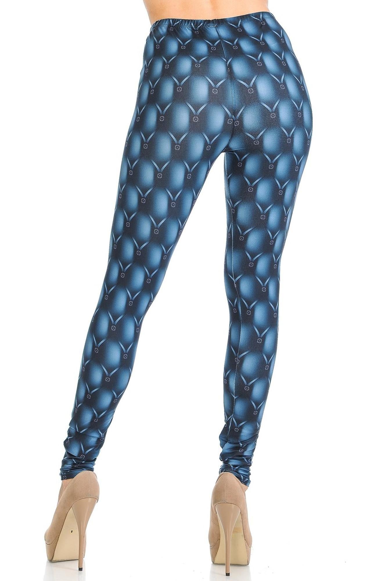 Creamy Soft Lavish Empress Leggings - Signature Collection (One Size Regular,Teal)