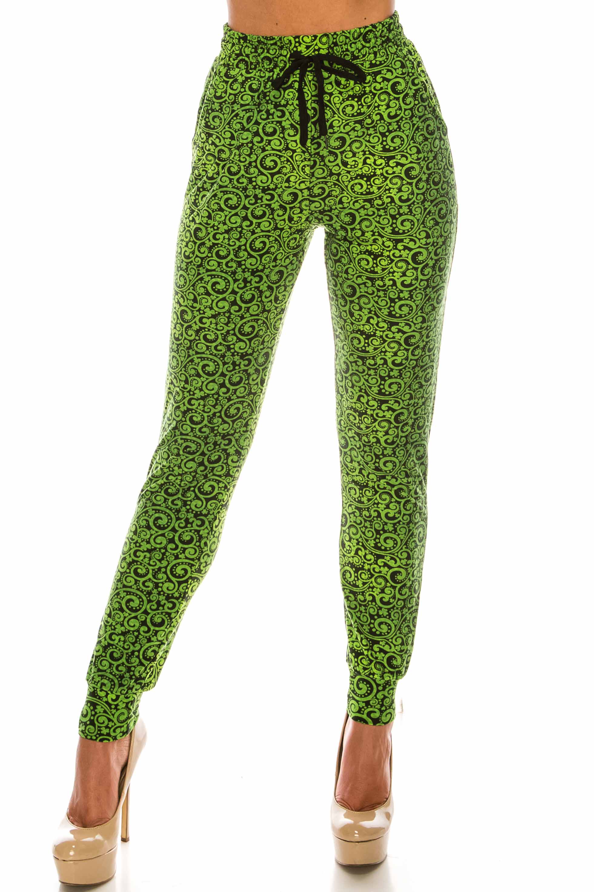 Buttery Smooth Green Irish Vine Joggers - LIMITED EDITION
