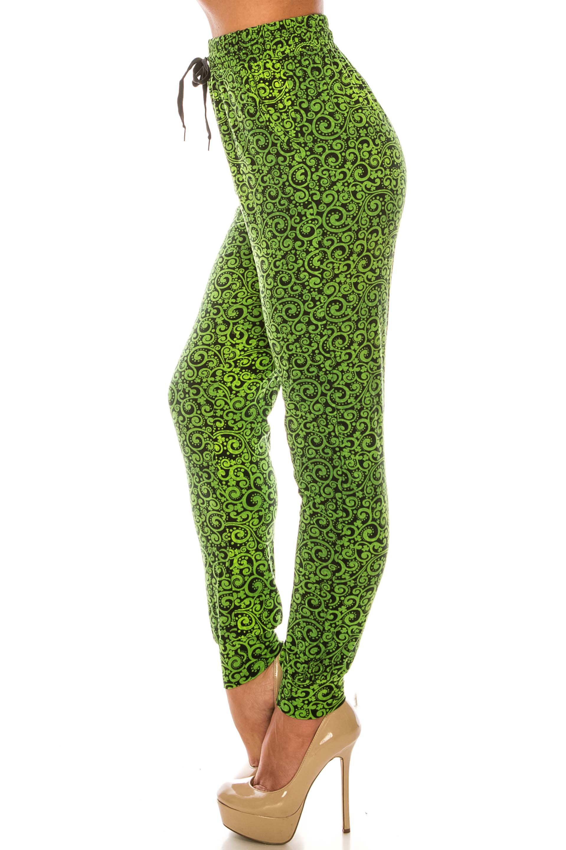 Buttery Smooth Green Irish Vine Joggers - LIMITED EDITION