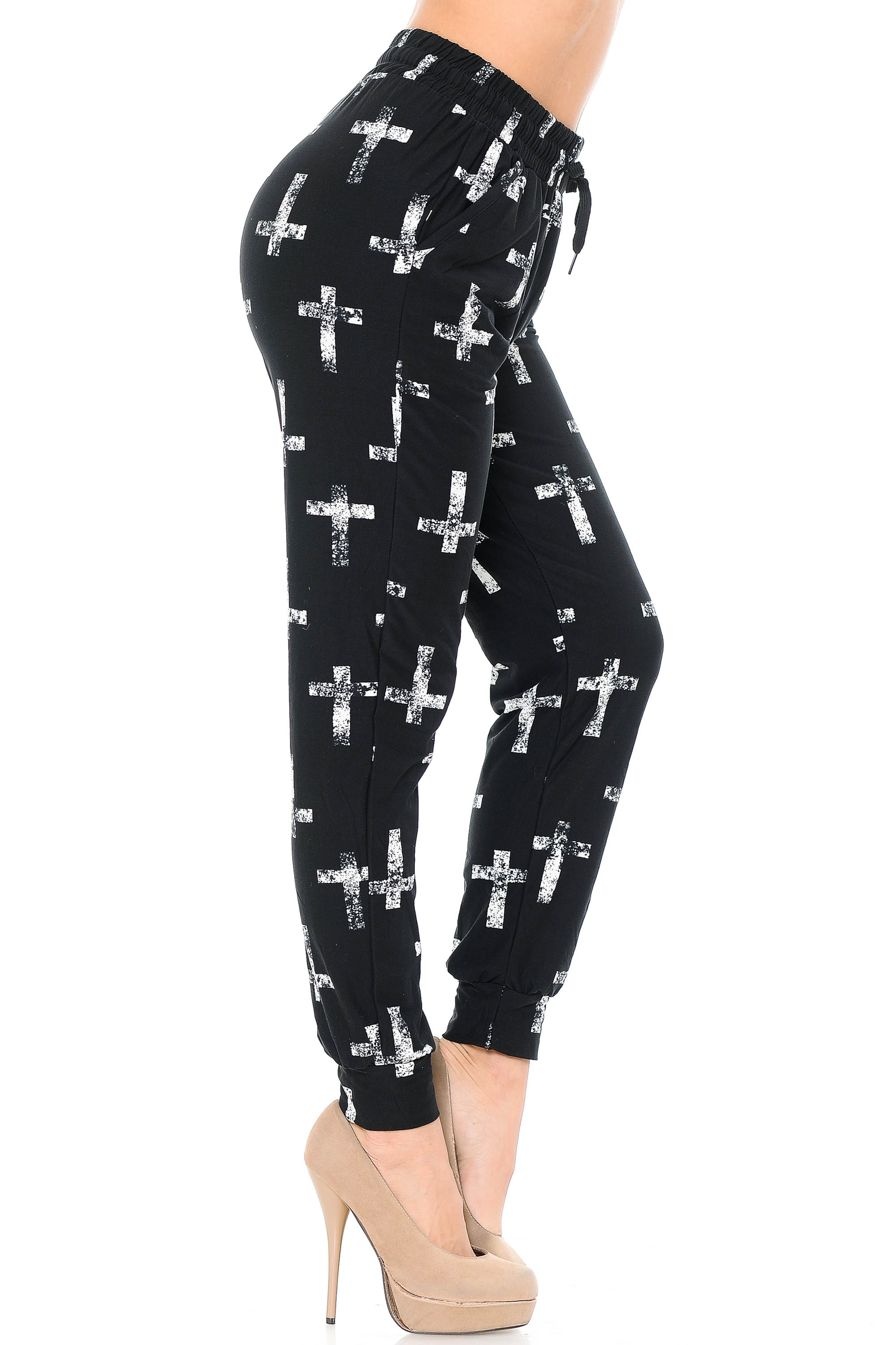 Brushed Faded Cross Joggers