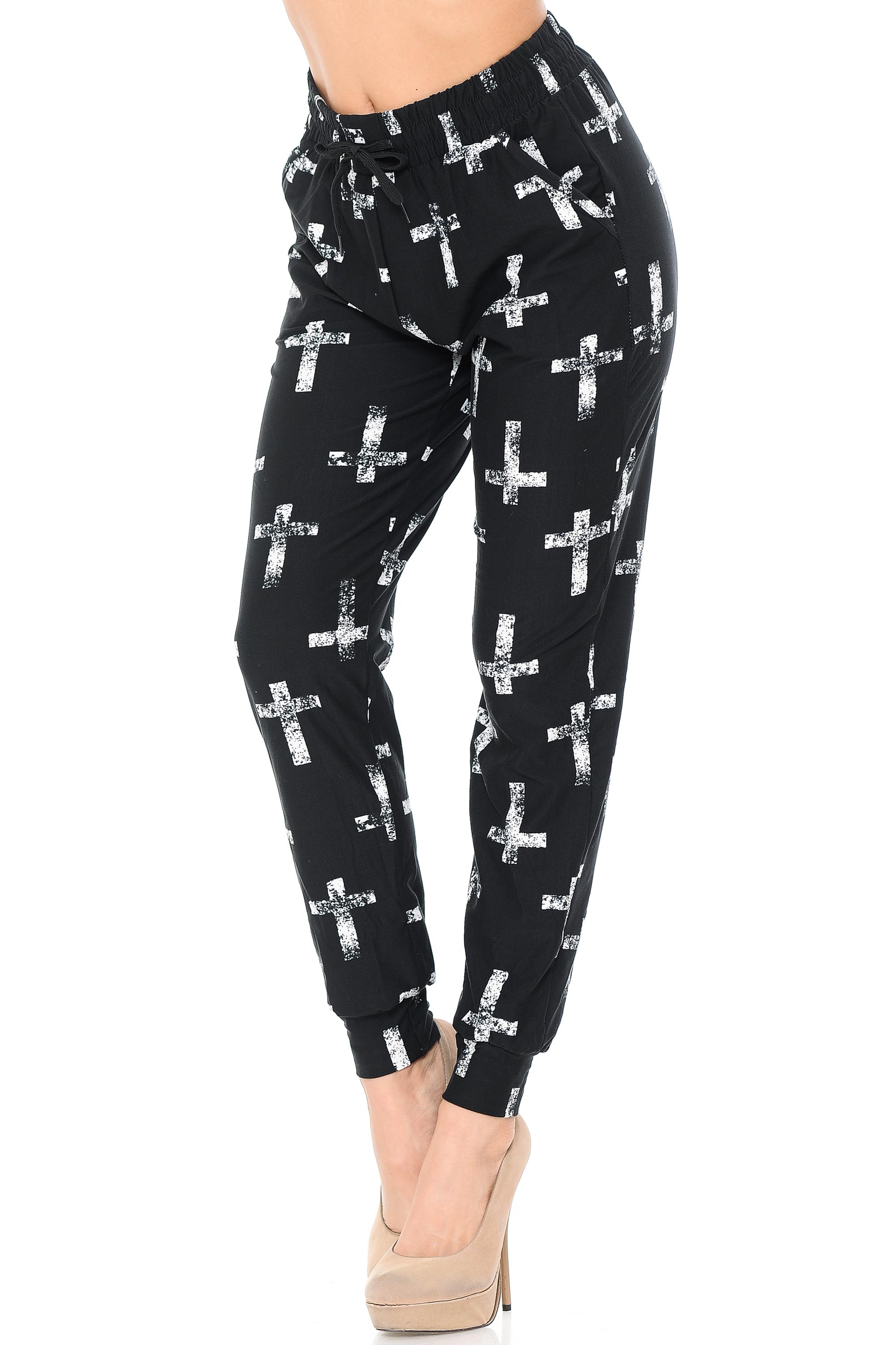 Brushed Faded Cross Joggers