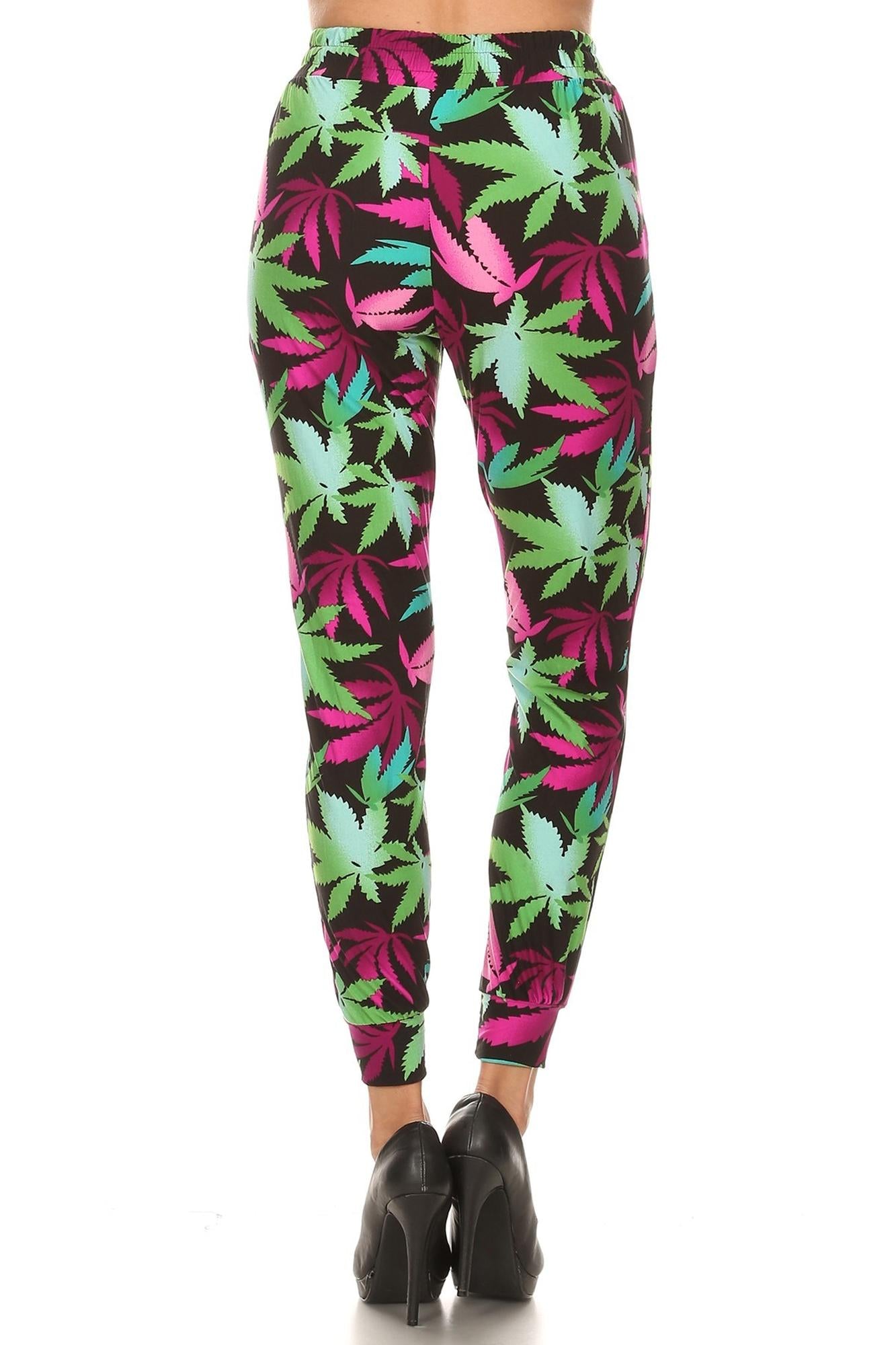 Buttery Smooth Fuchsia Marijuana Joggers