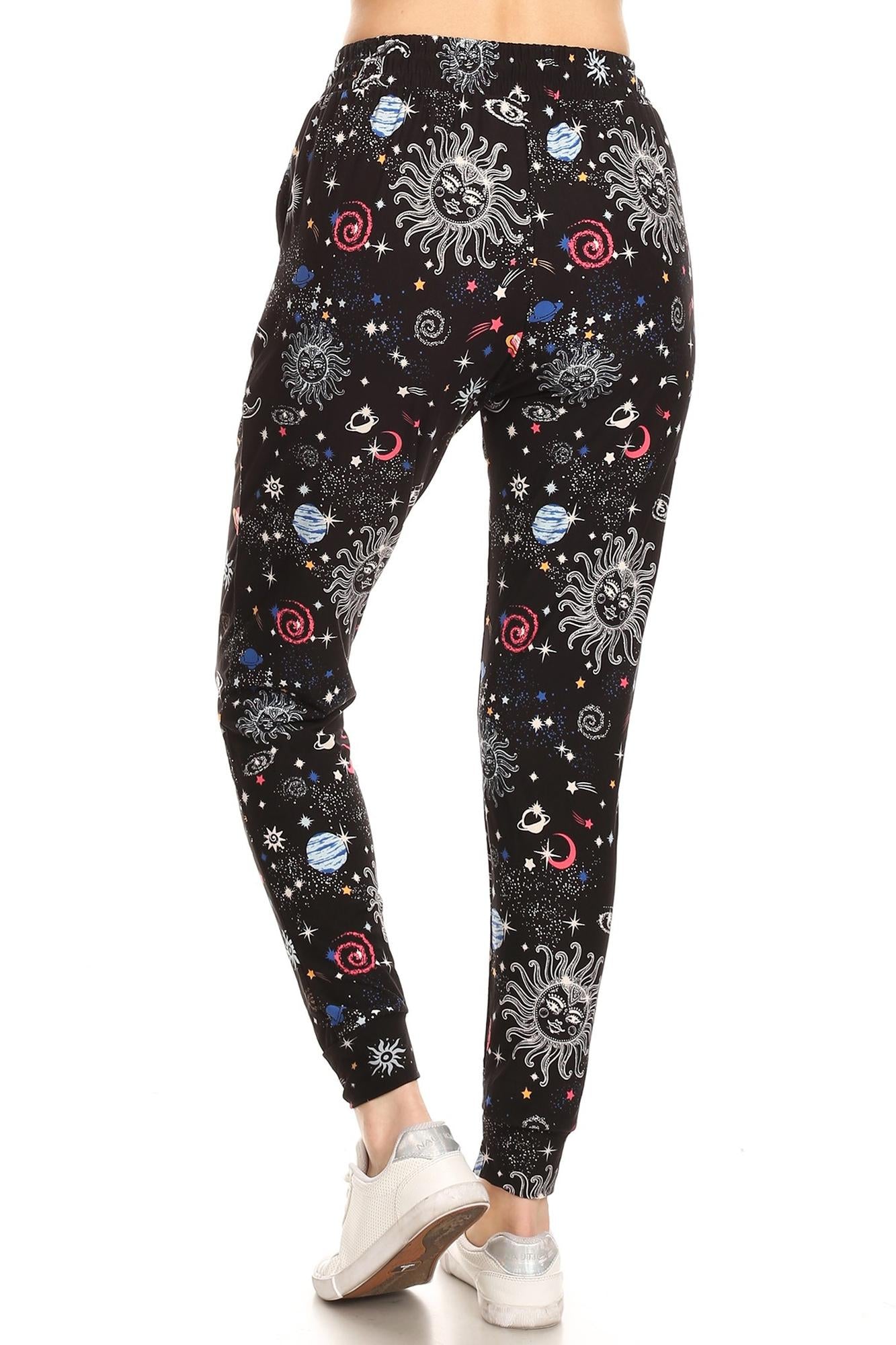 Brushed Astrological Galaxy Plus Size Joggers