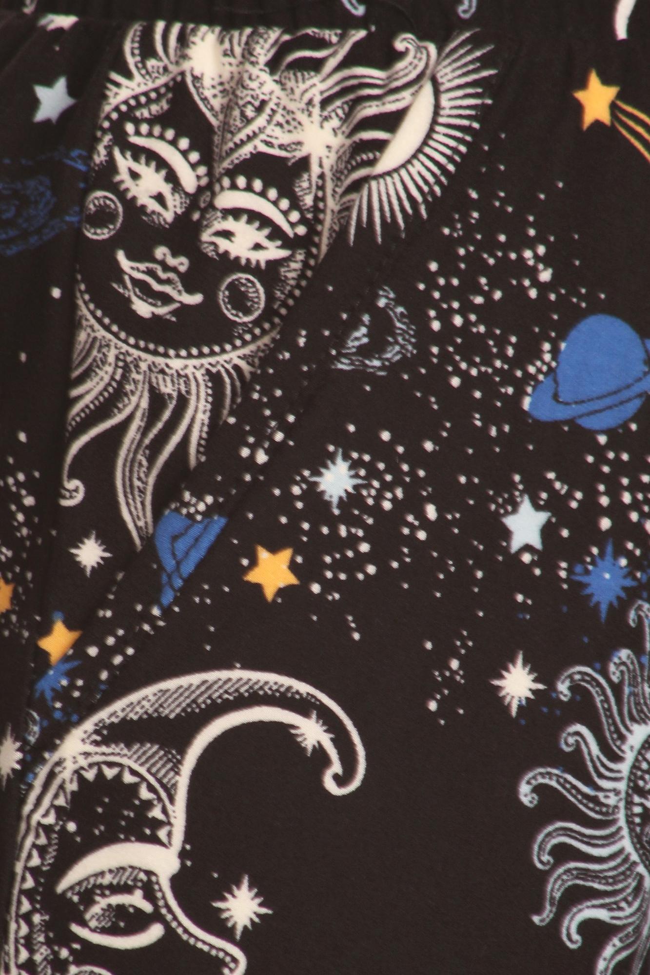 Brushed Astrological Galaxy Plus Size Joggers