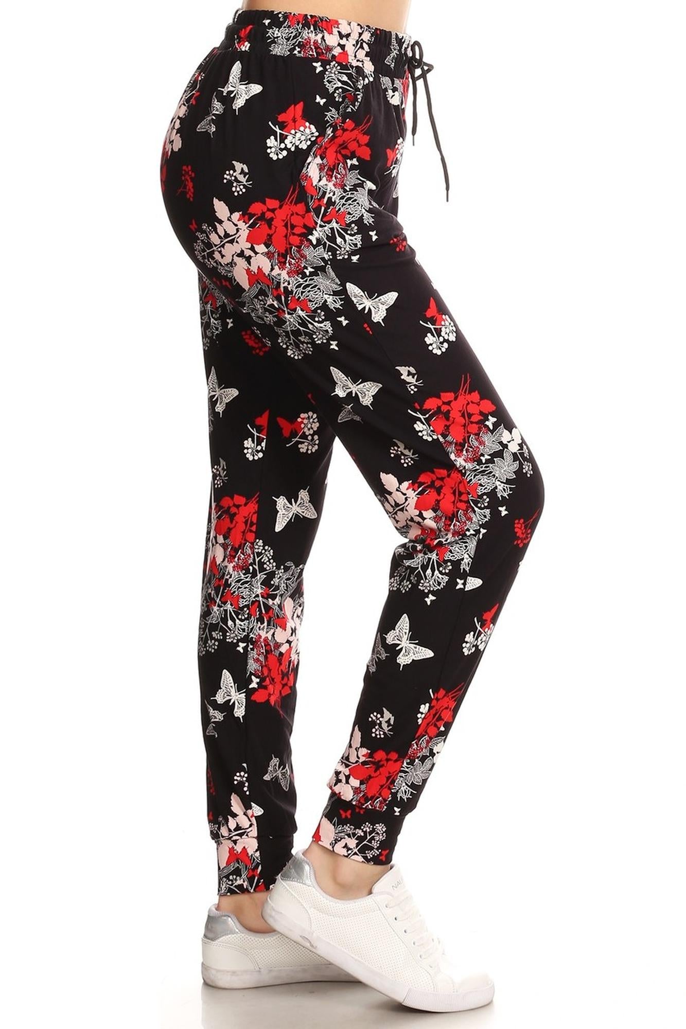 Brushed Butterfly Bloom Joggers