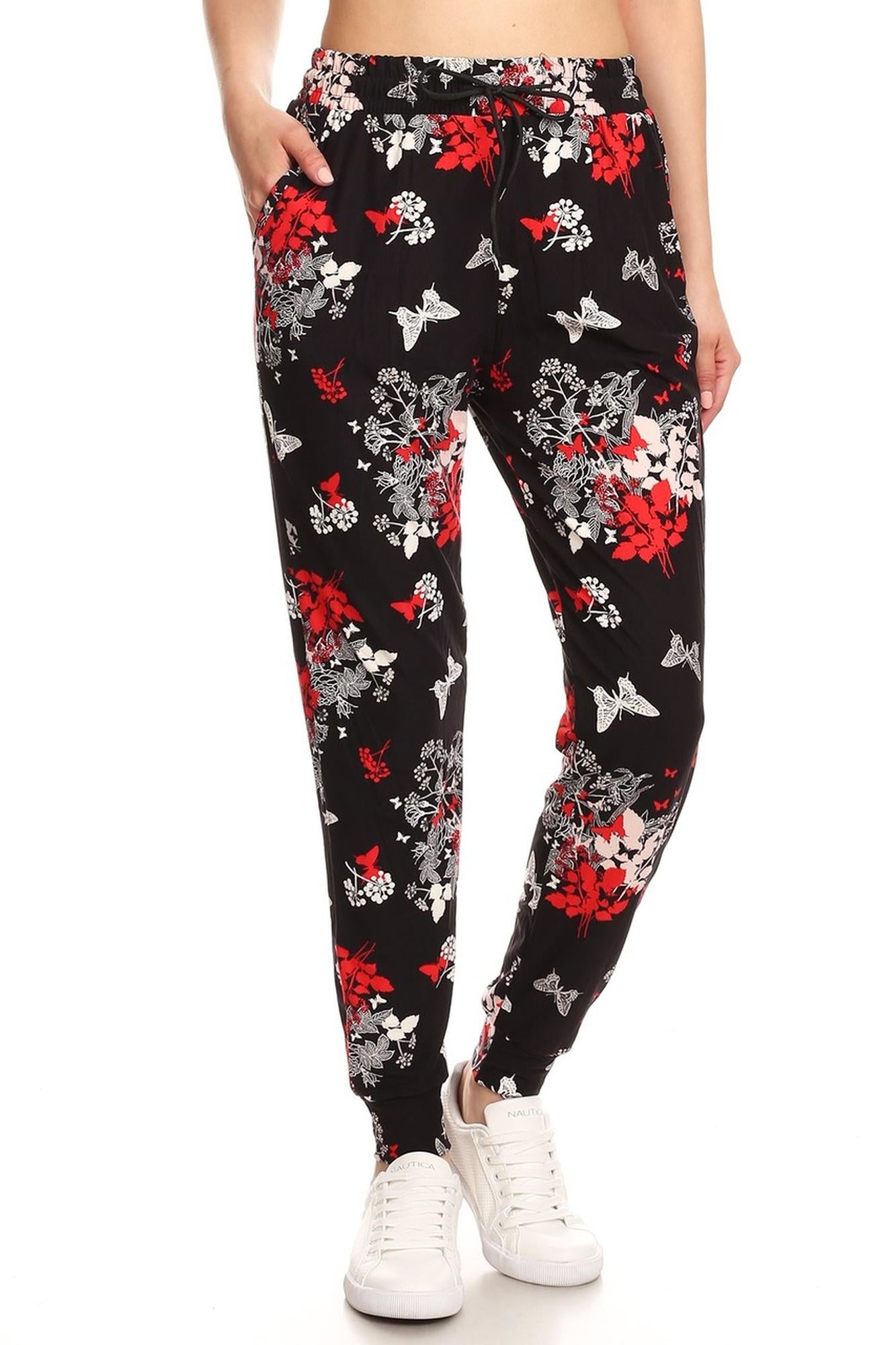 Brushed Butterfly Bloom Joggers