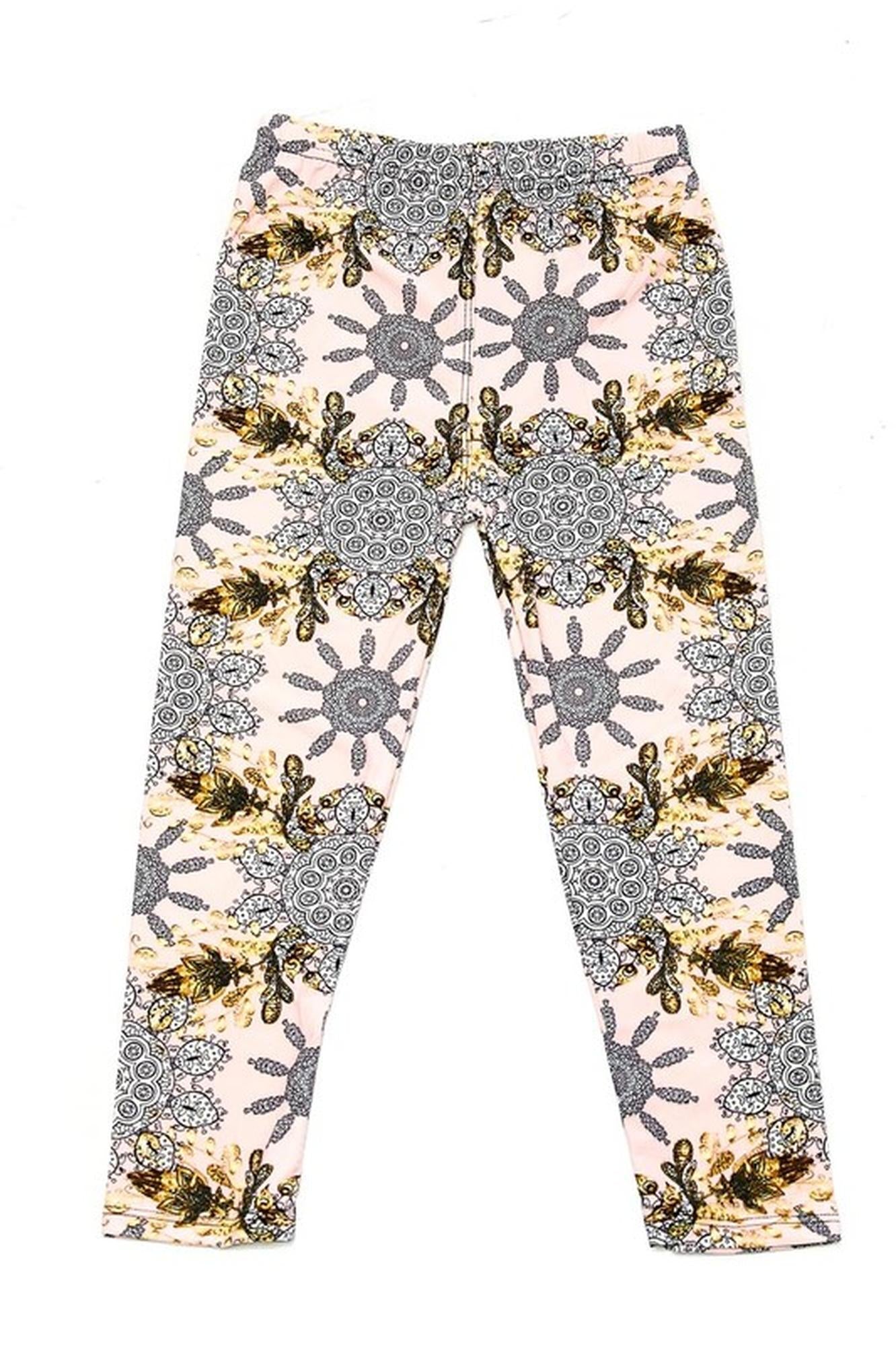 Gorgeous Pink Motif Kids Leggings