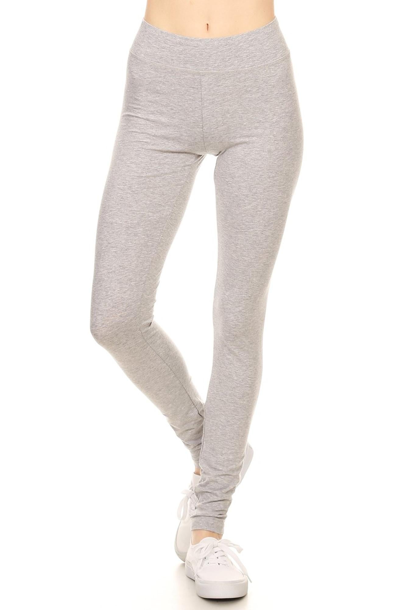 High Waisted Cotton Sport Leggings