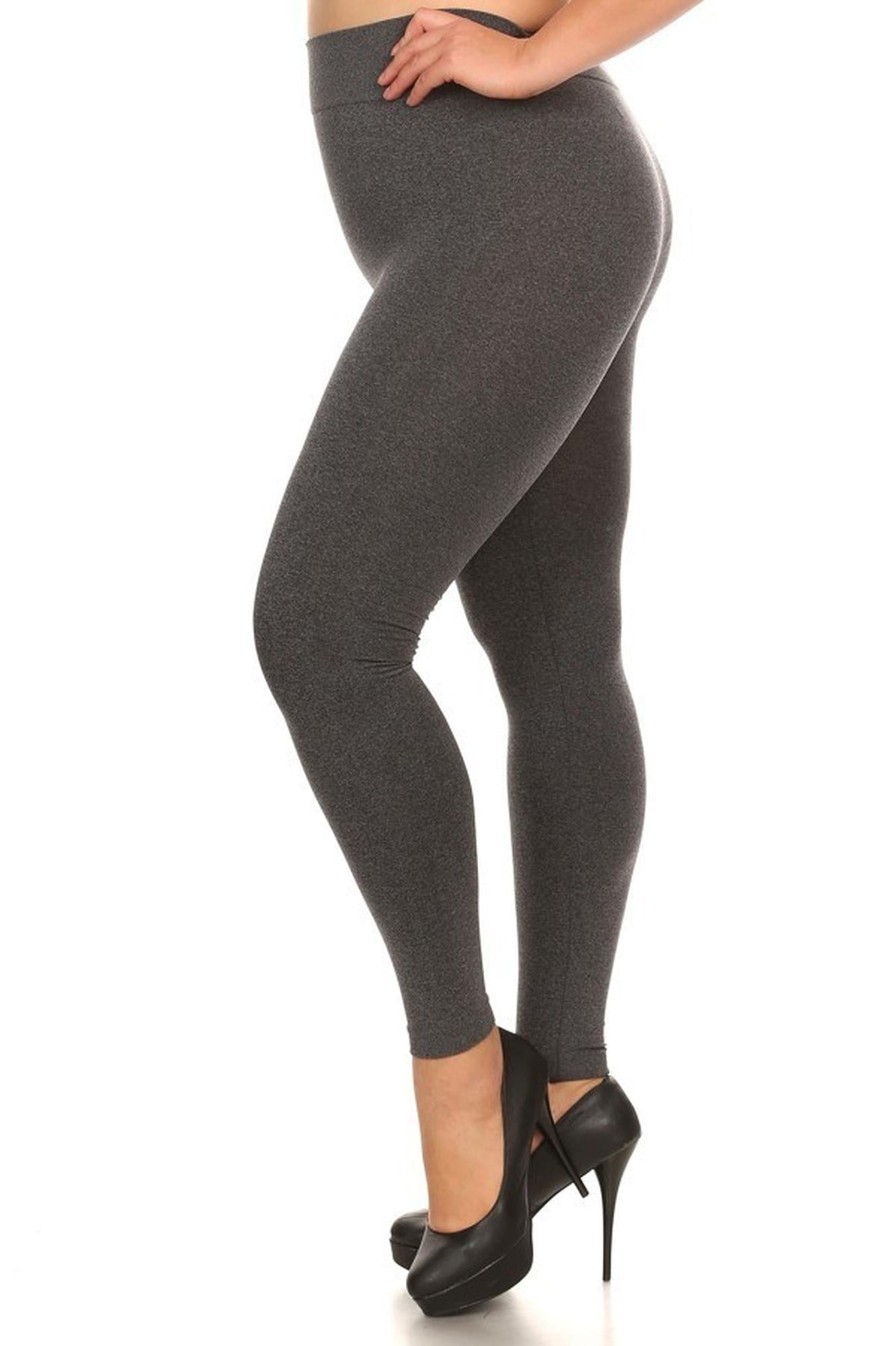 Premium Basic Seamless Plus Size Leggings
