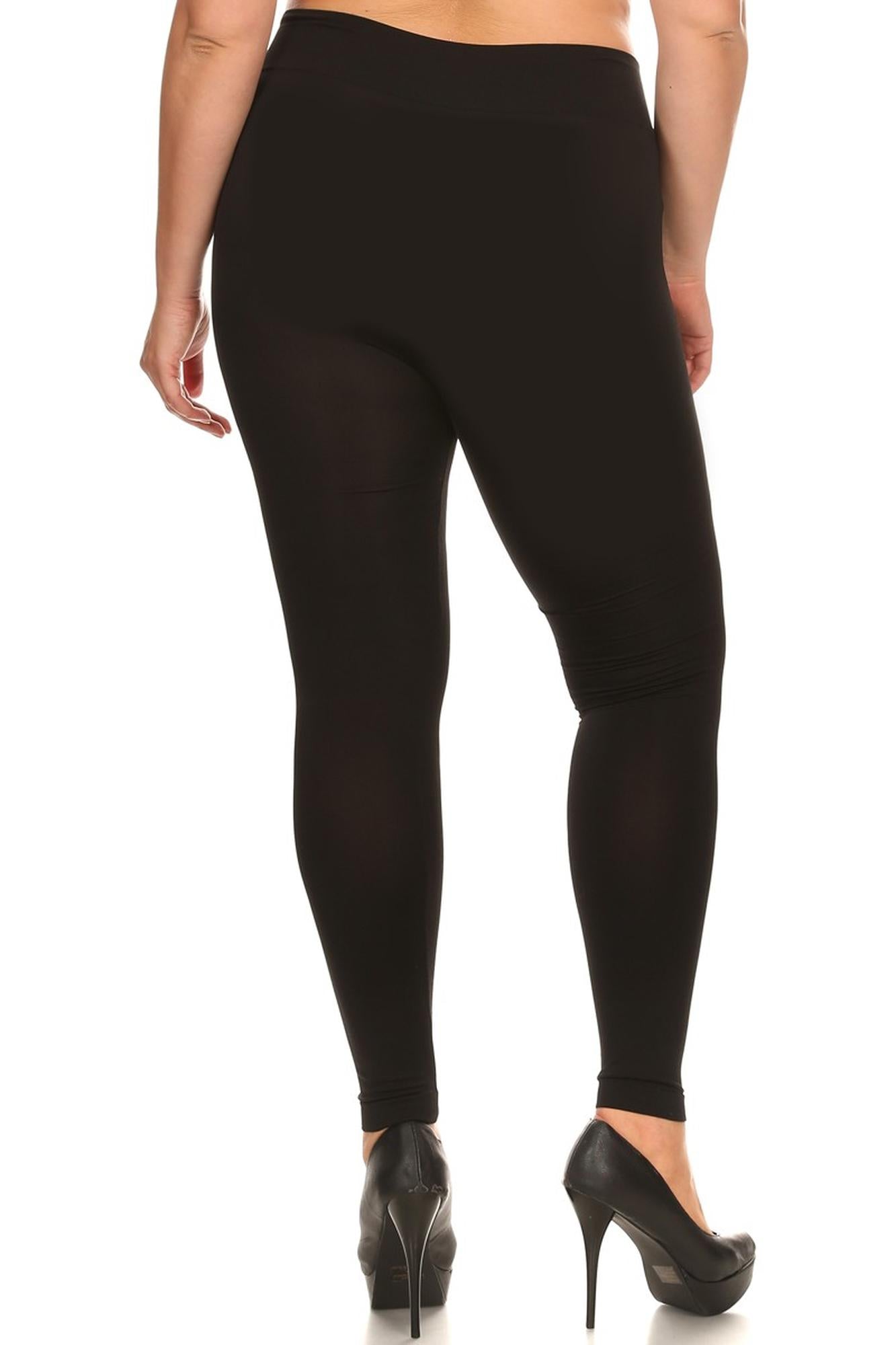 Premium Basic Seamless Plus Size Leggings