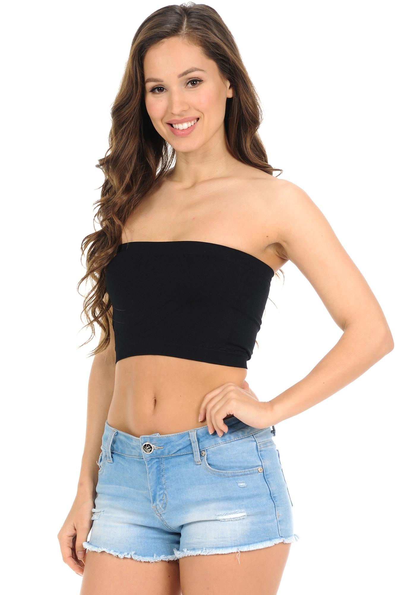Bandeau Spandex Top