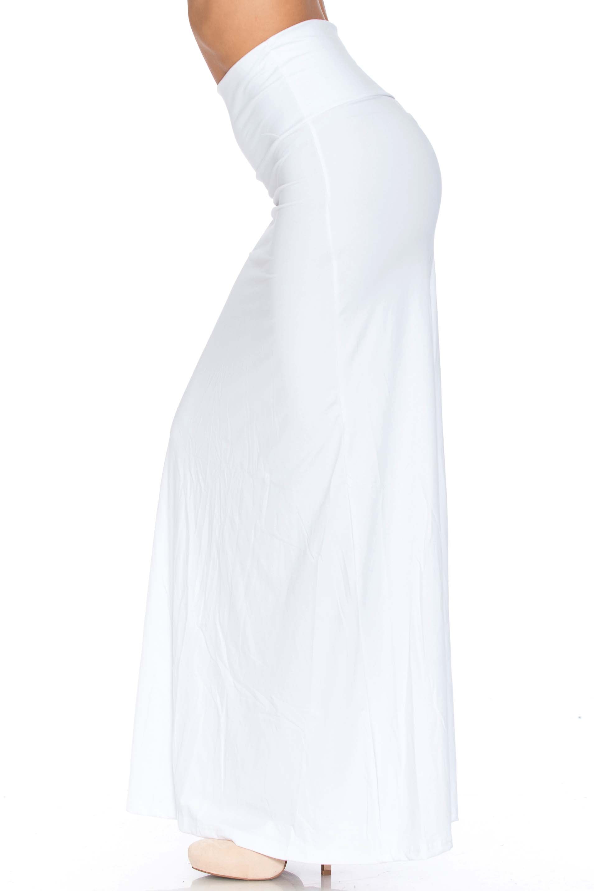 Buttery Smooth Basic Black Plus Size Maxi Skirt