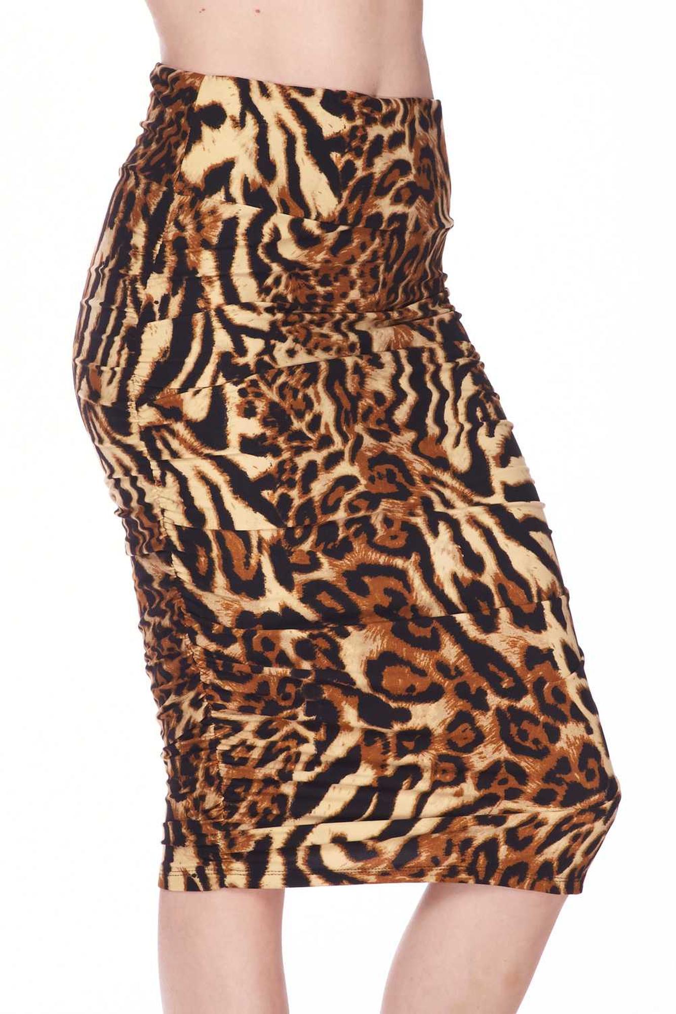 Buttery Smooth Predator Leopard Pencil Skirt