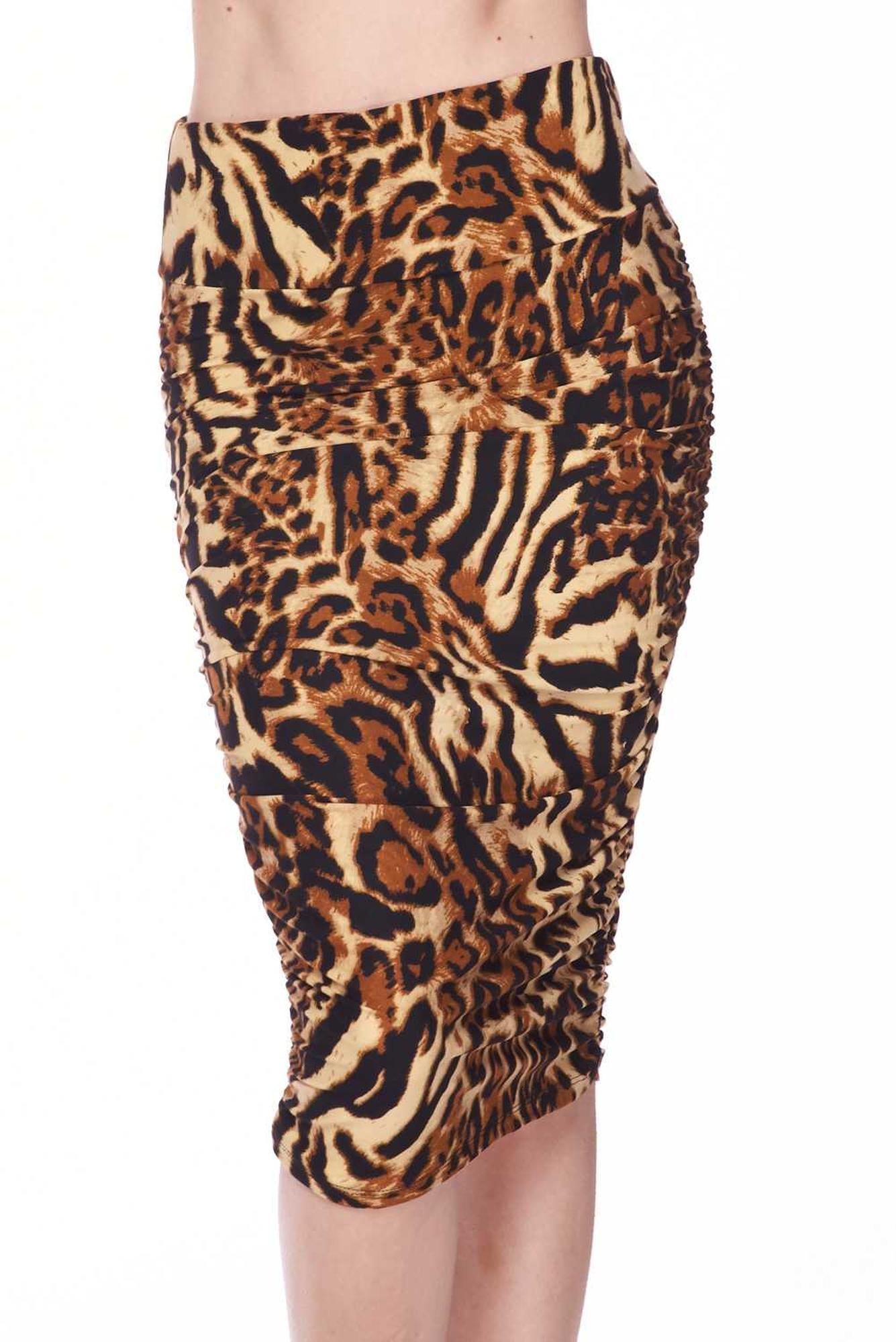 Buttery Smooth Predator Leopard Pencil Skirt