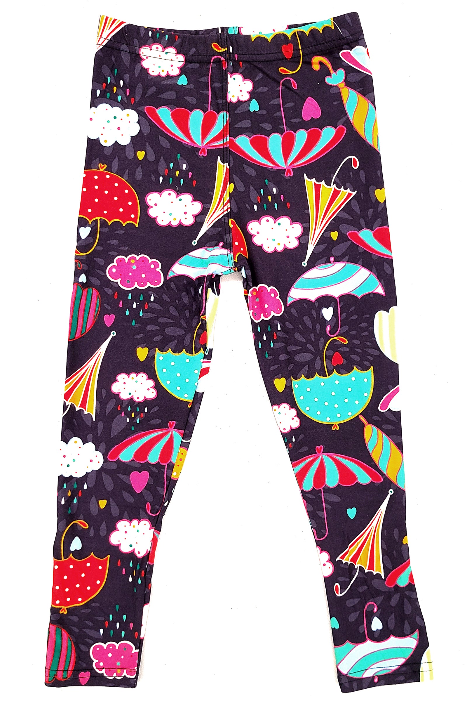 Buttery Smooth Colorful Umbrella Kids Leggings