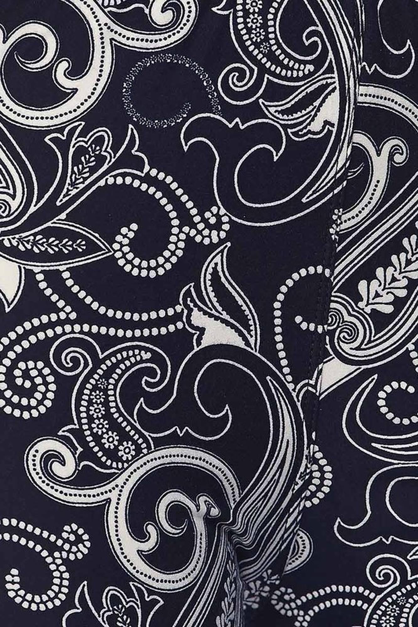 Buttery Smooth Navy Paisley Kids Leggings