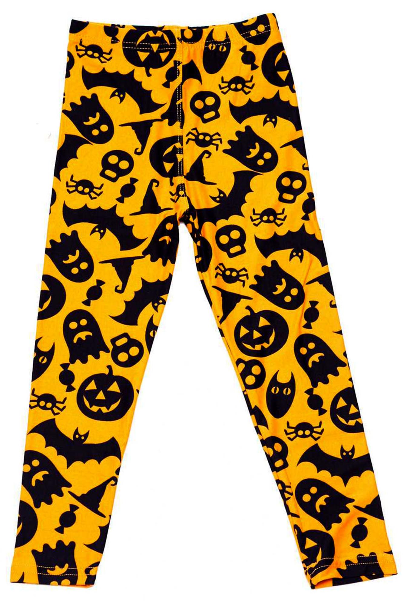 Brushed Halloween Kids Leggings