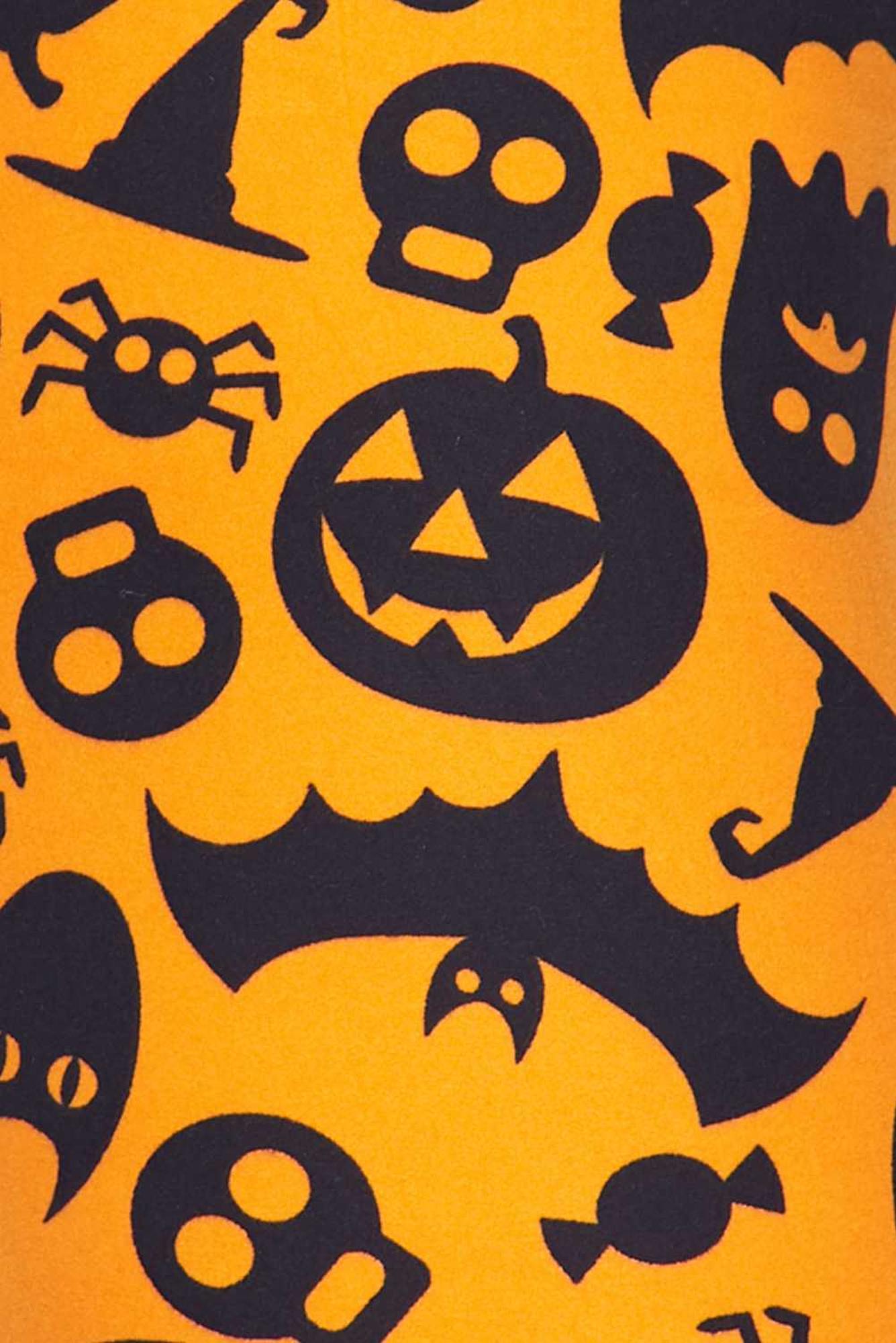 Brushed Halloween Kids Leggings
