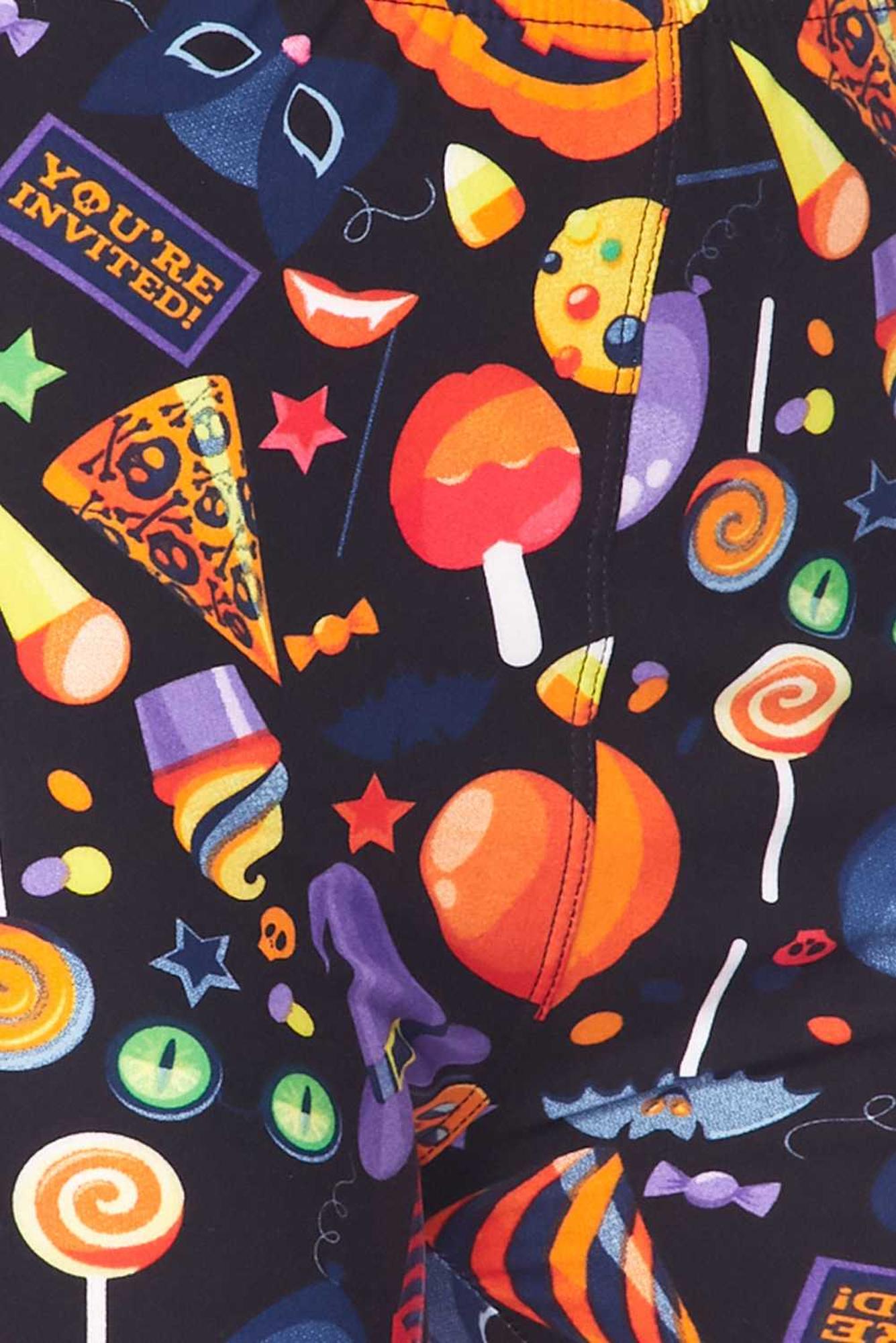 Buttery Smooth Halloween Medley Kids Leggings