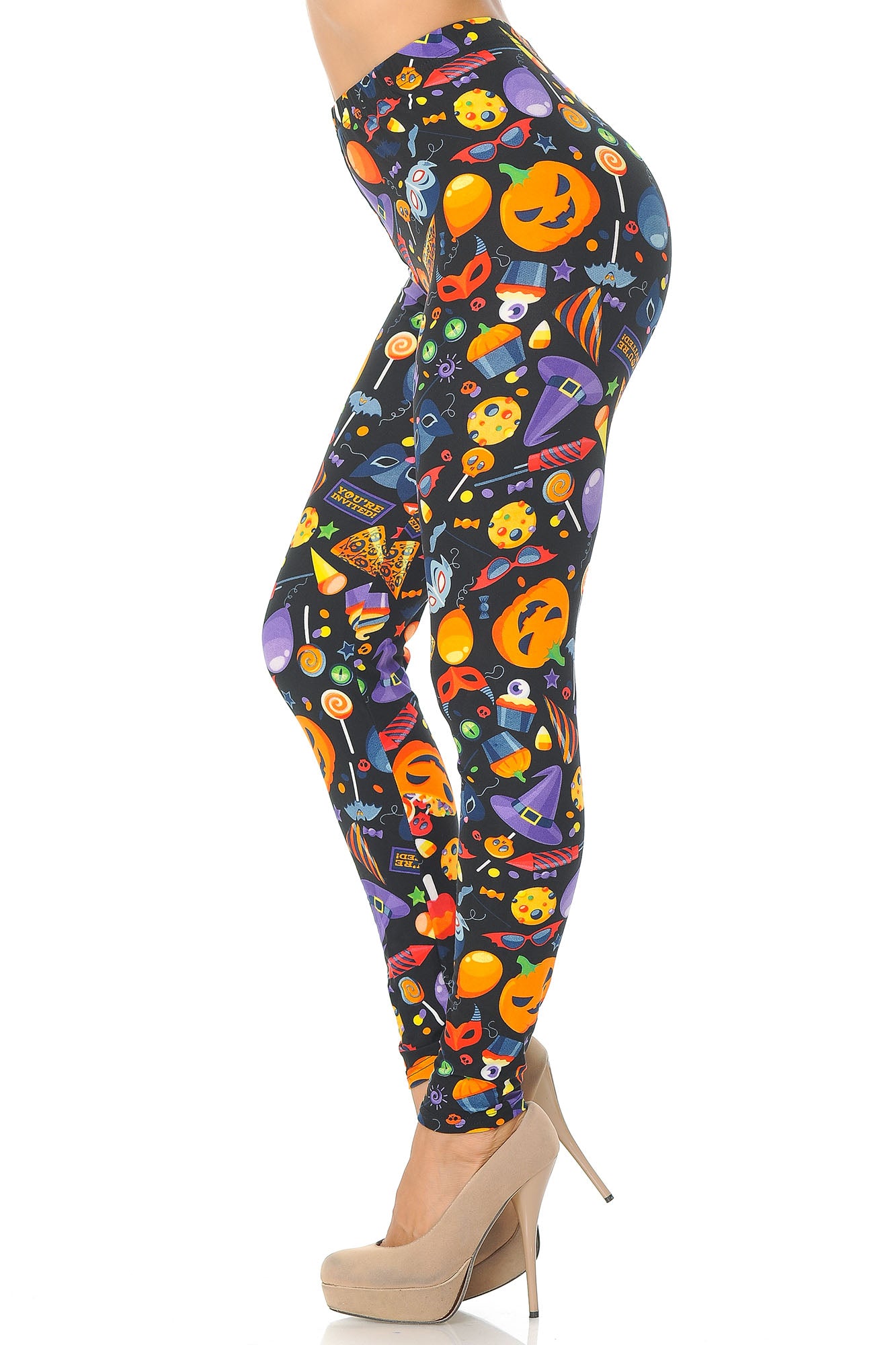 Buttery Smooth Halloween Medley Kids Leggings