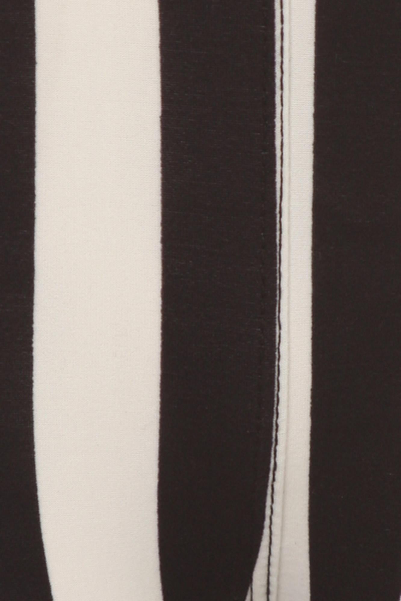 Vertical Wide Stripe Kids Leggings