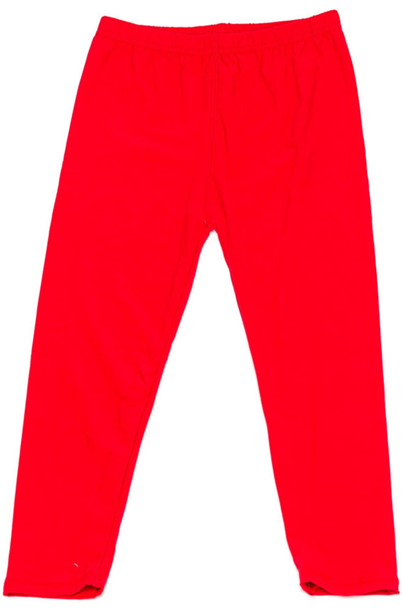 Brushed Solid Basic Kids Leggings