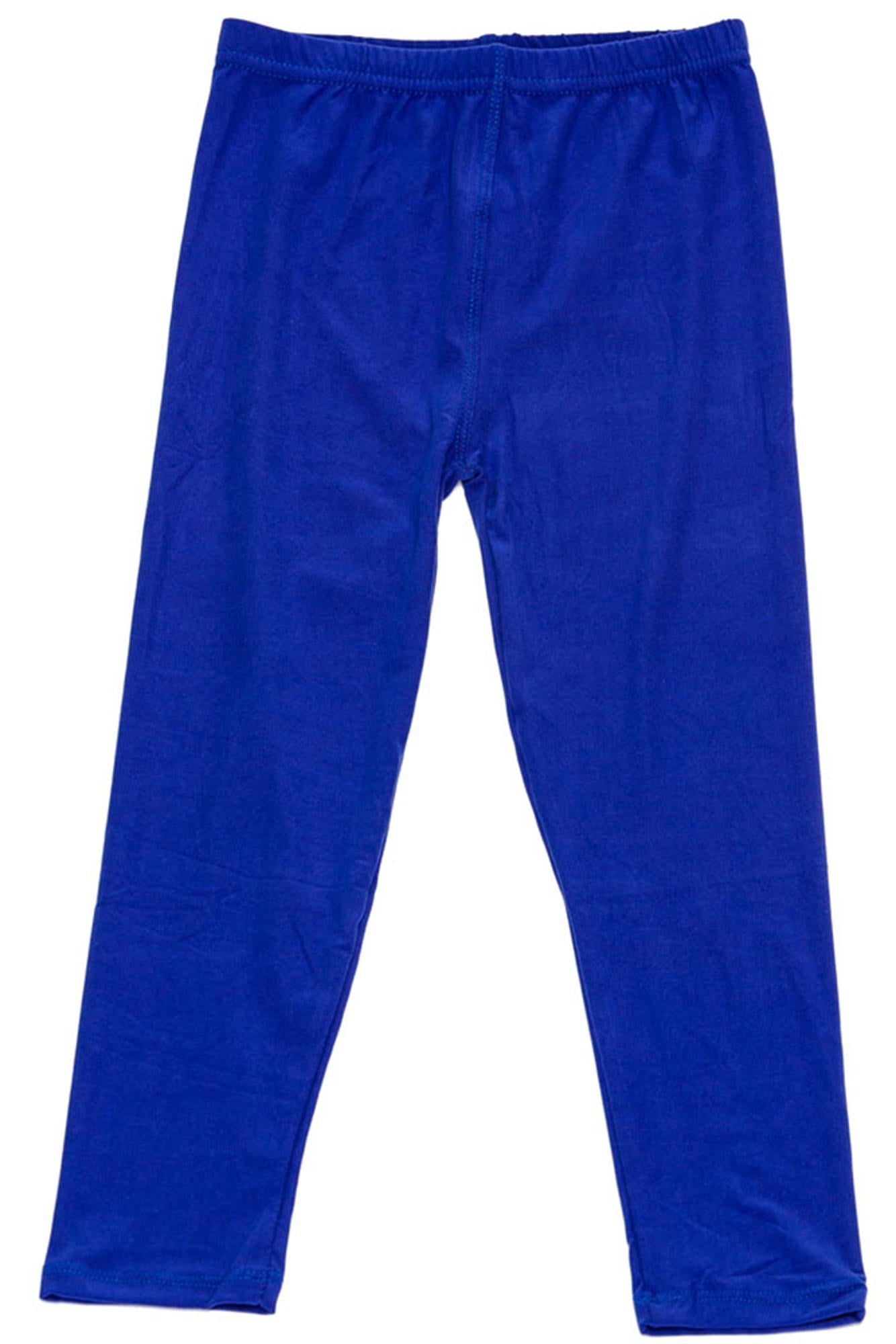 Brushed Solid Basic Kids Leggings