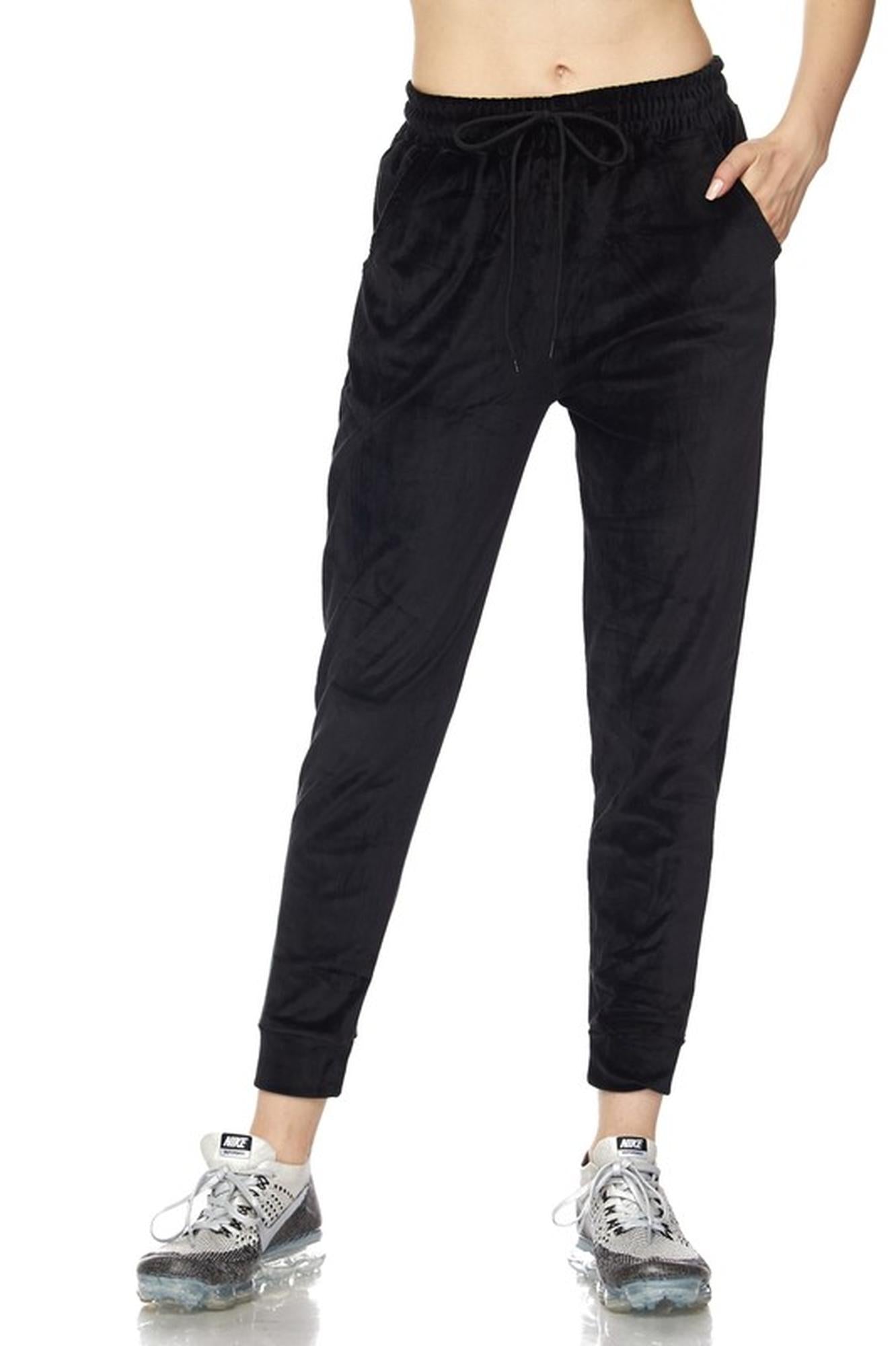 Comfy Velour Plus Size Joggers