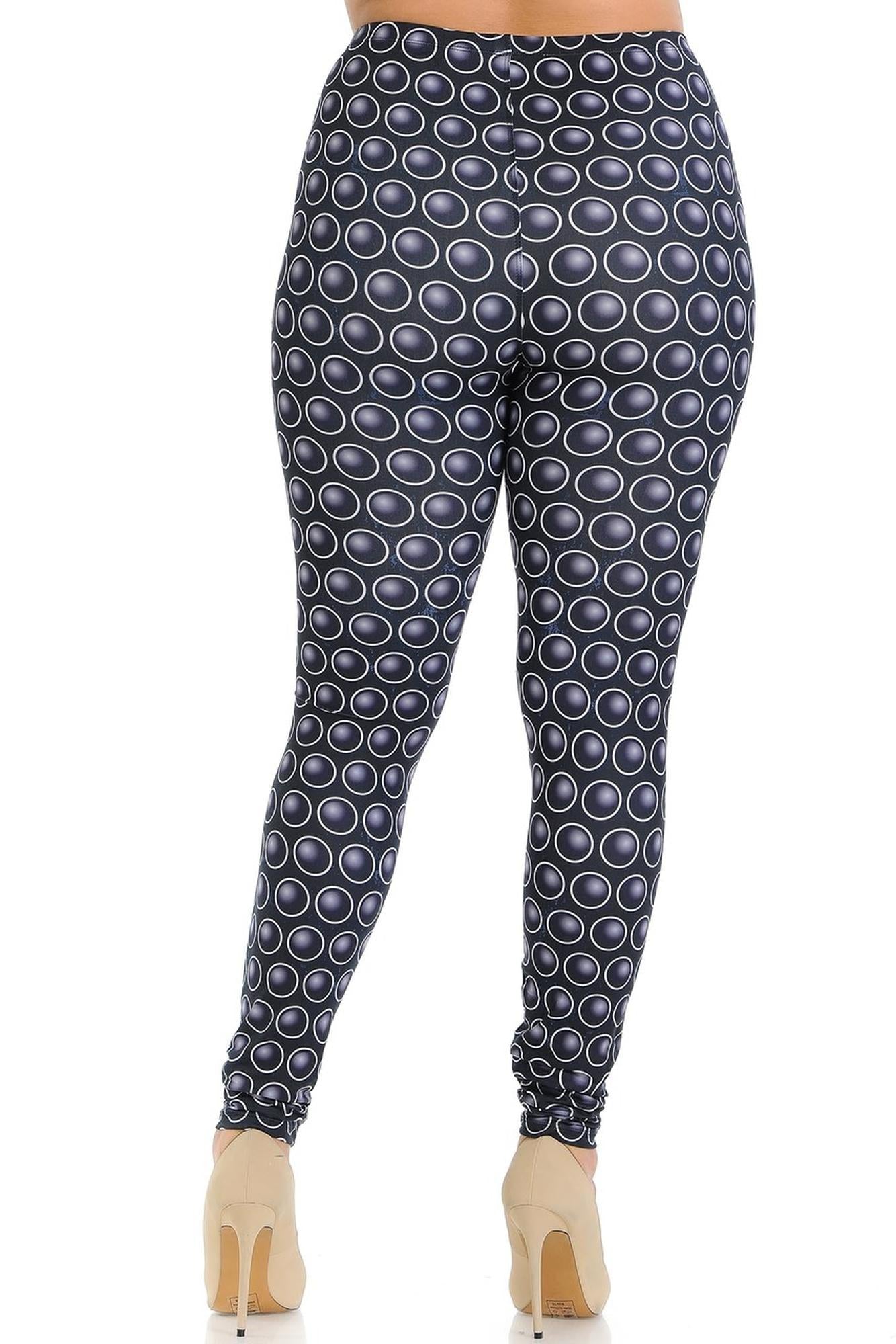 Creamy Soft 3D Ball Bearing Plus Size Leggings - Signature Collection (One Size Plus,Charcoal)
