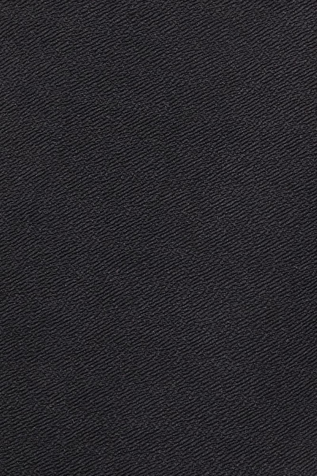 Liverpool Fabric Zigzag Neckline Spaghetti Strap Crop Top