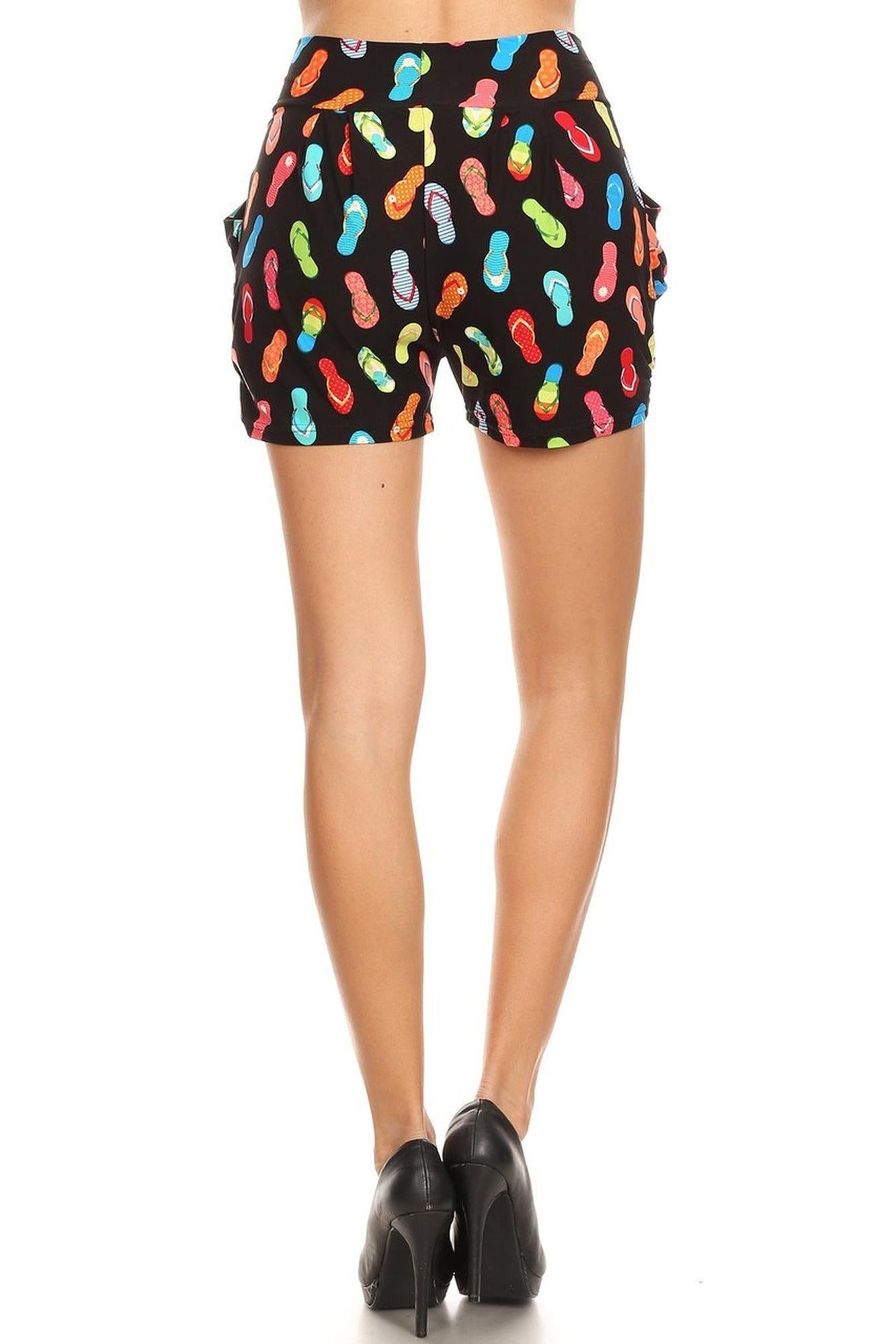 Brushed Summer Beach Sandal Shorts