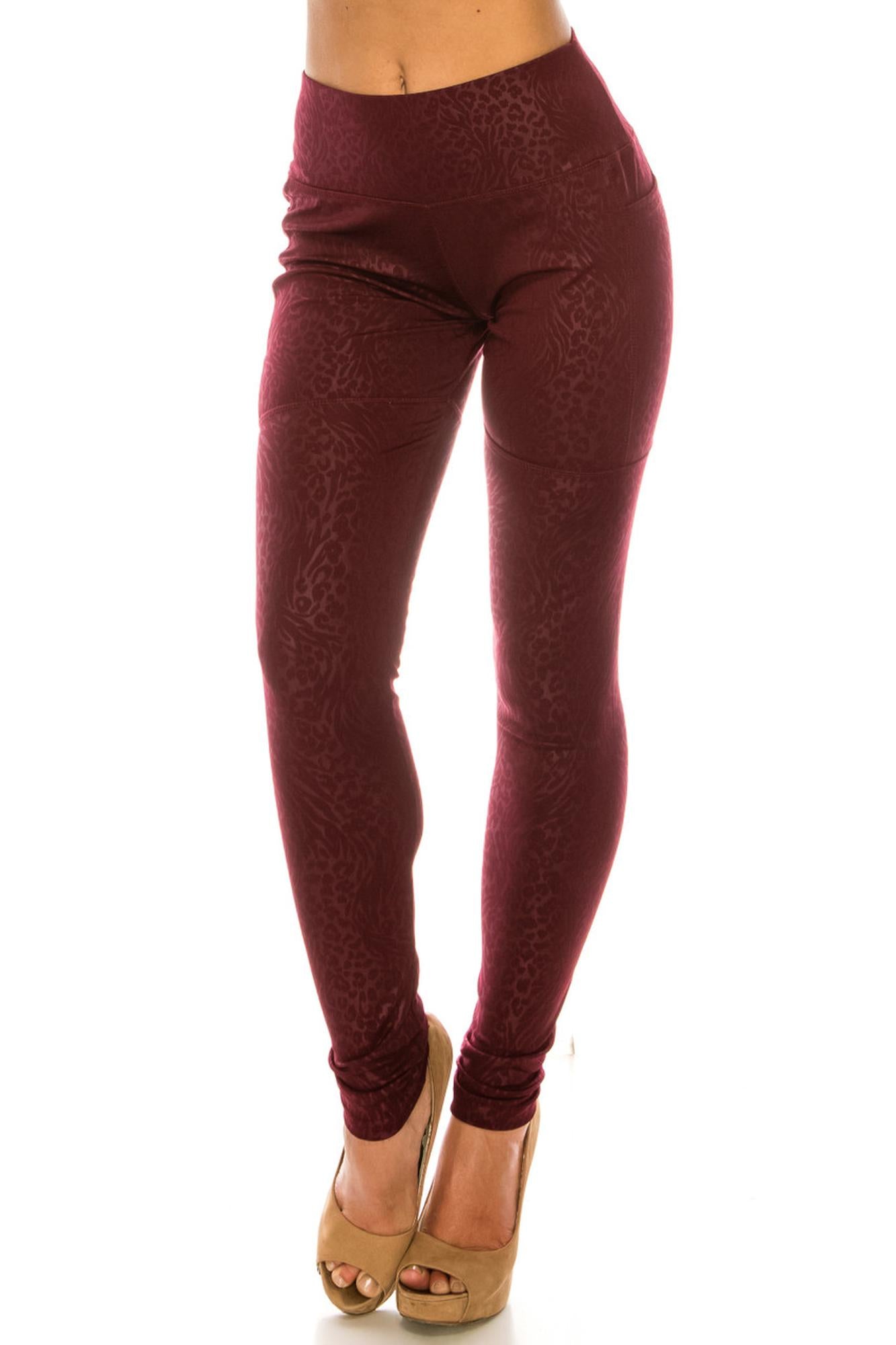 High Waisted Casual Leopard Sport Leggings