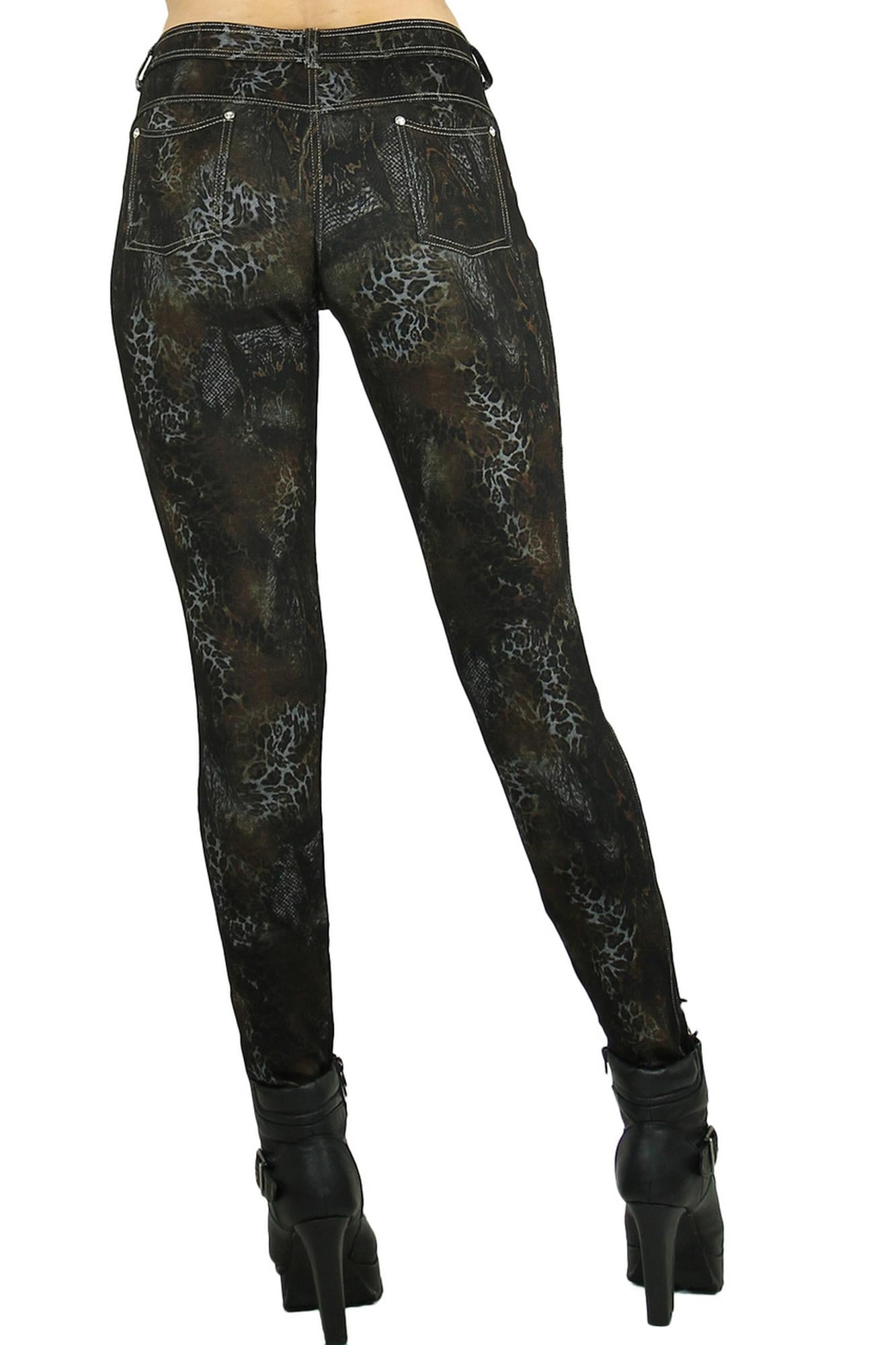 Empress Snakeskin Cotton Jeggings