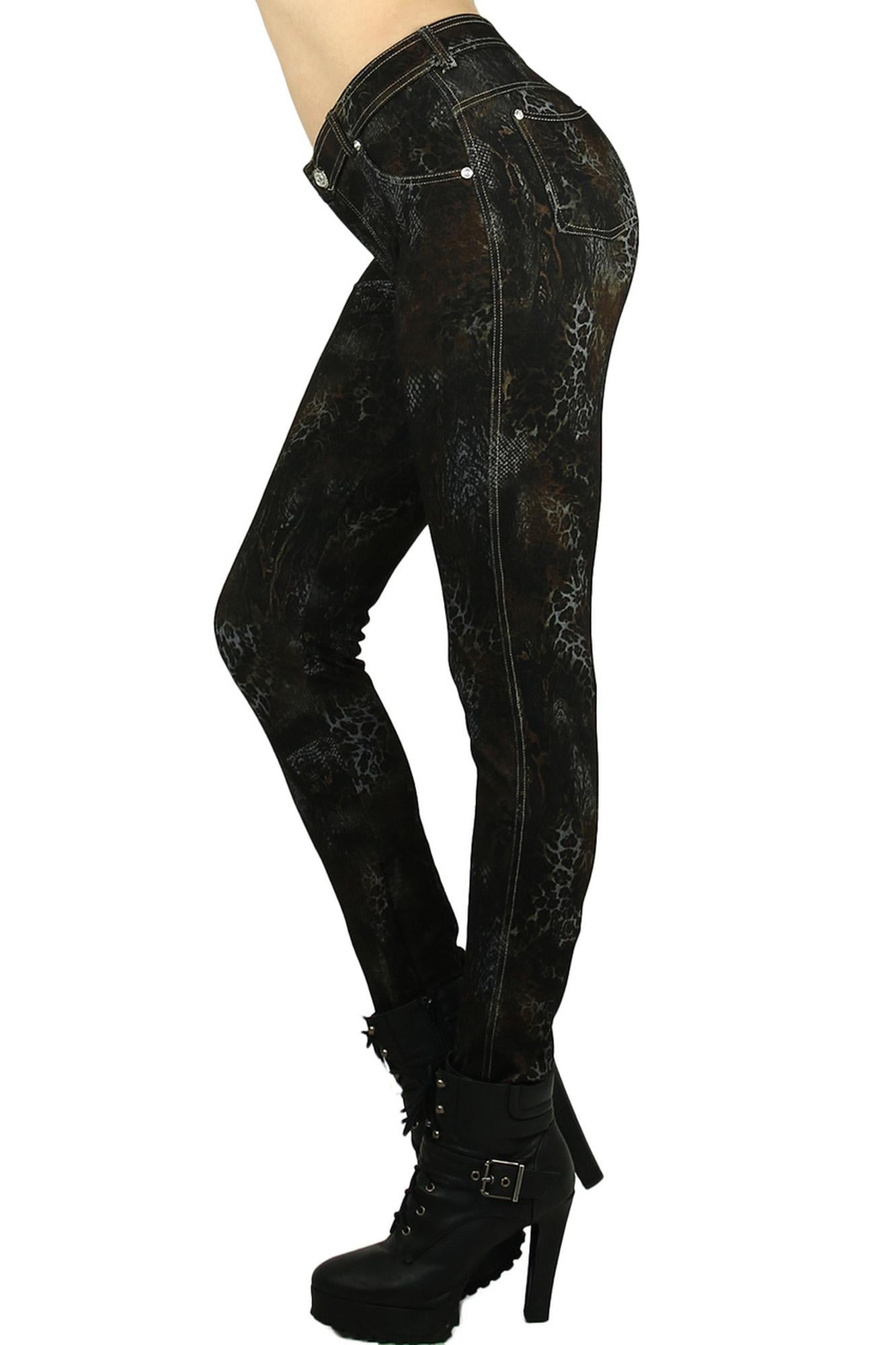 Empress Snakeskin Cotton Jeggings