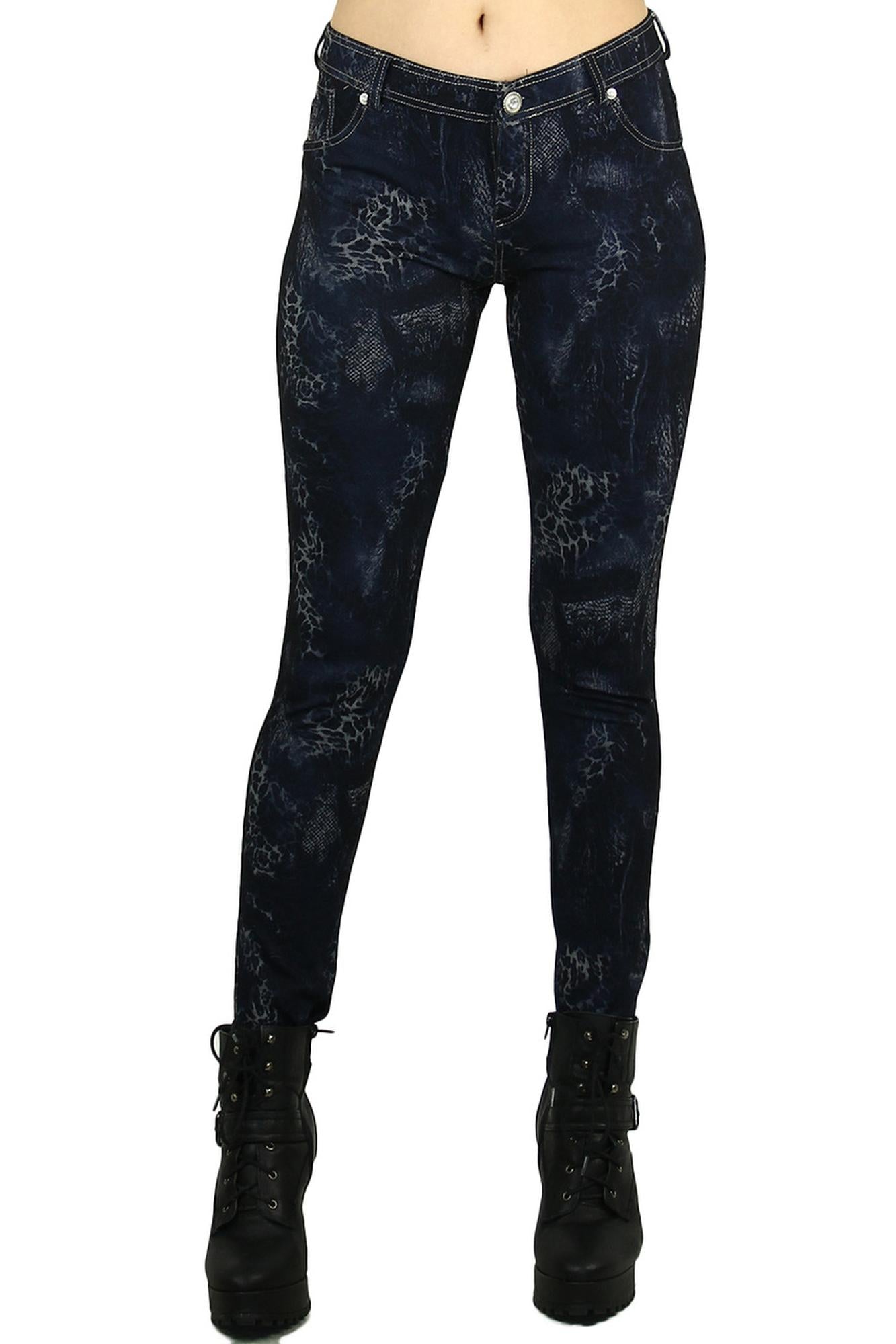 Empress Snakeskin Cotton Jeggings