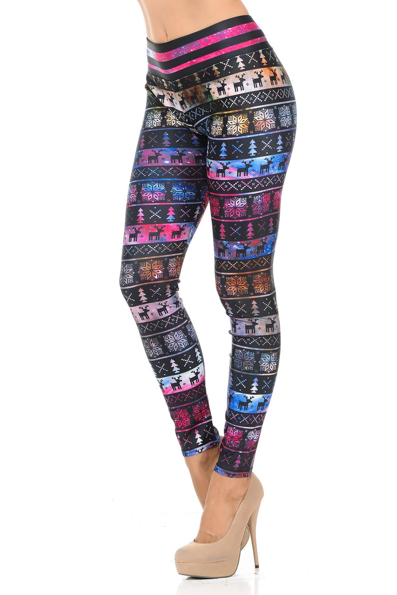 Christmas Galaxy Leggings