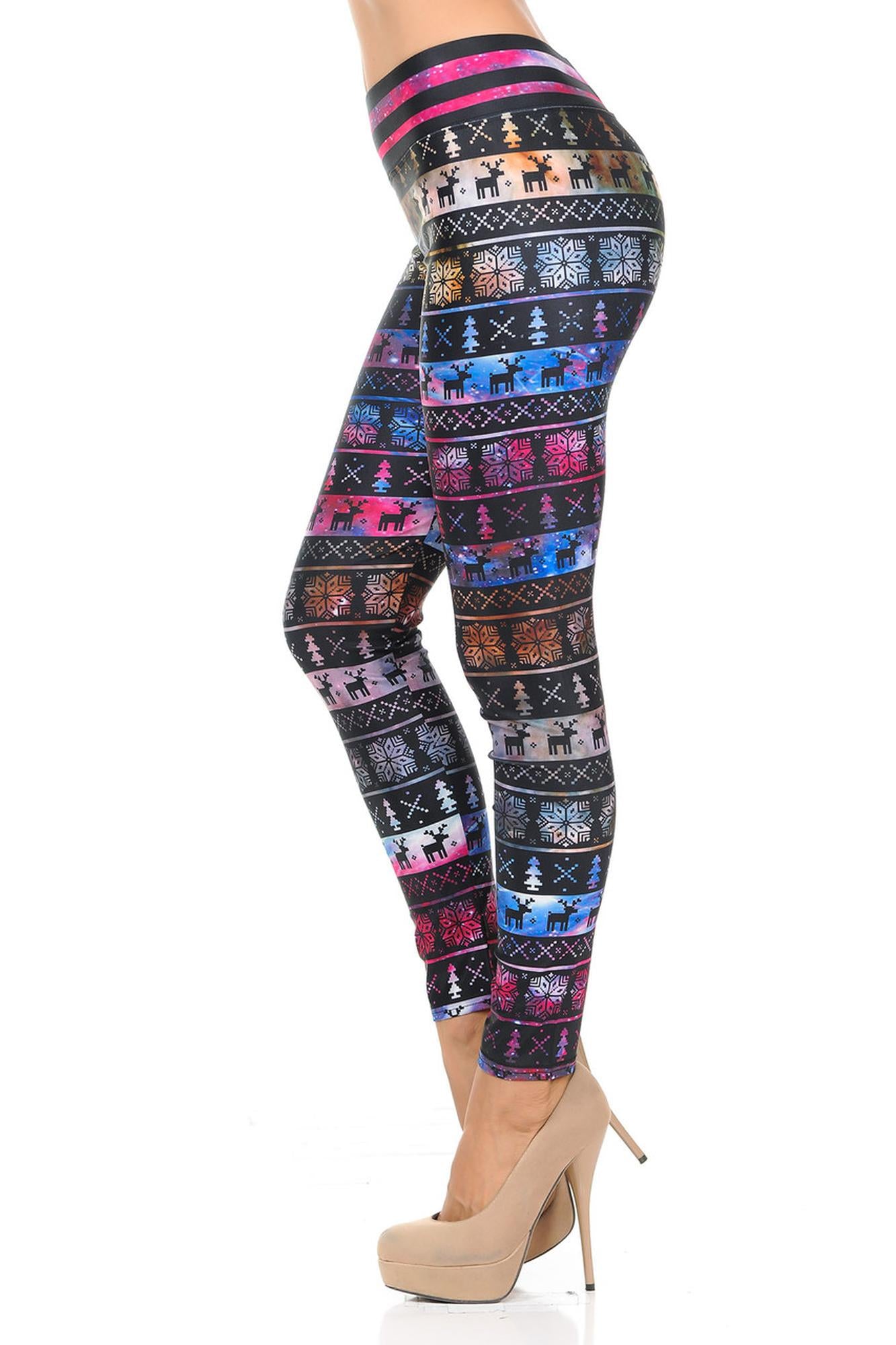 Christmas Galaxy Leggings