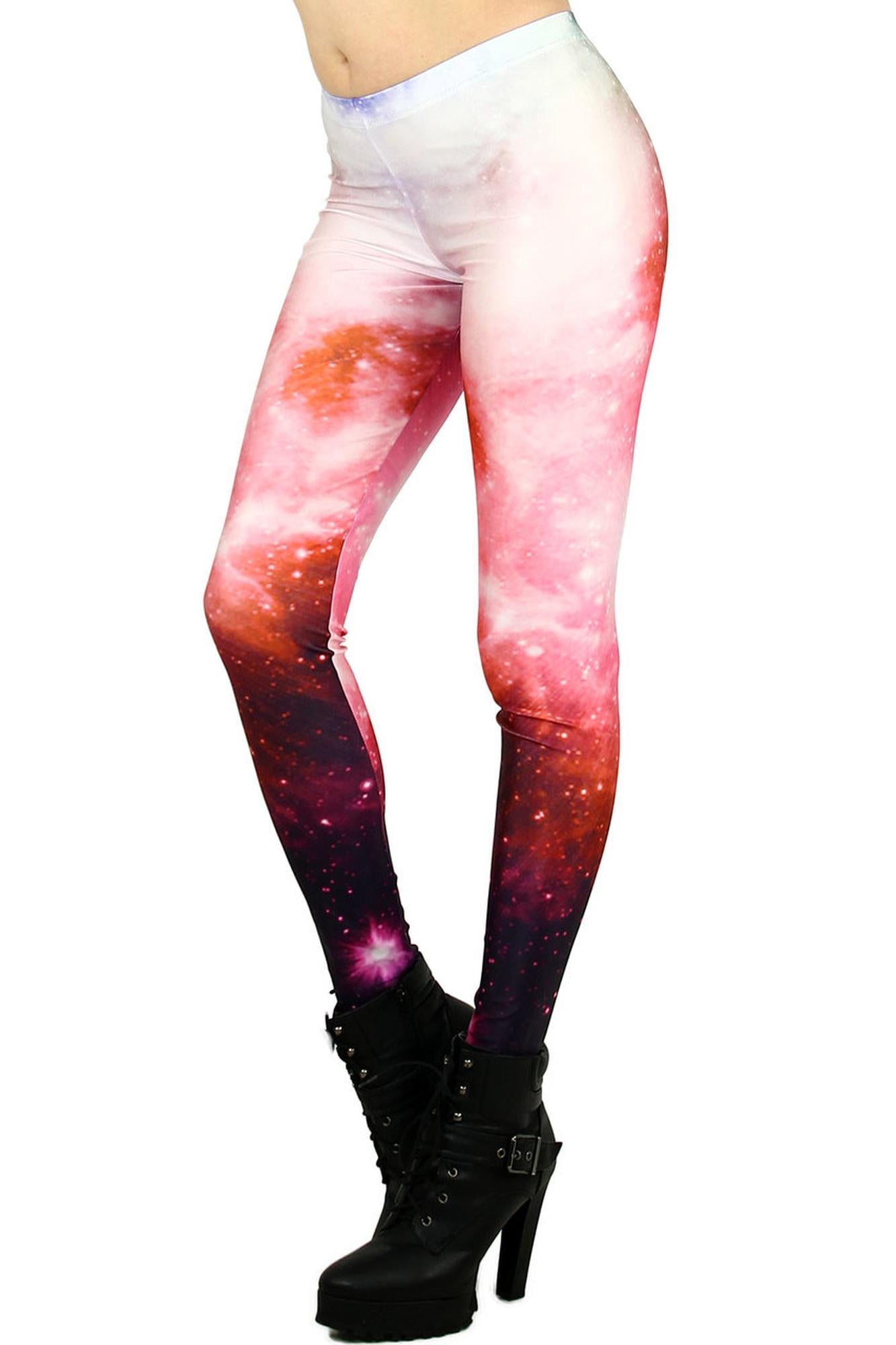 Rose Galaxy Leggings