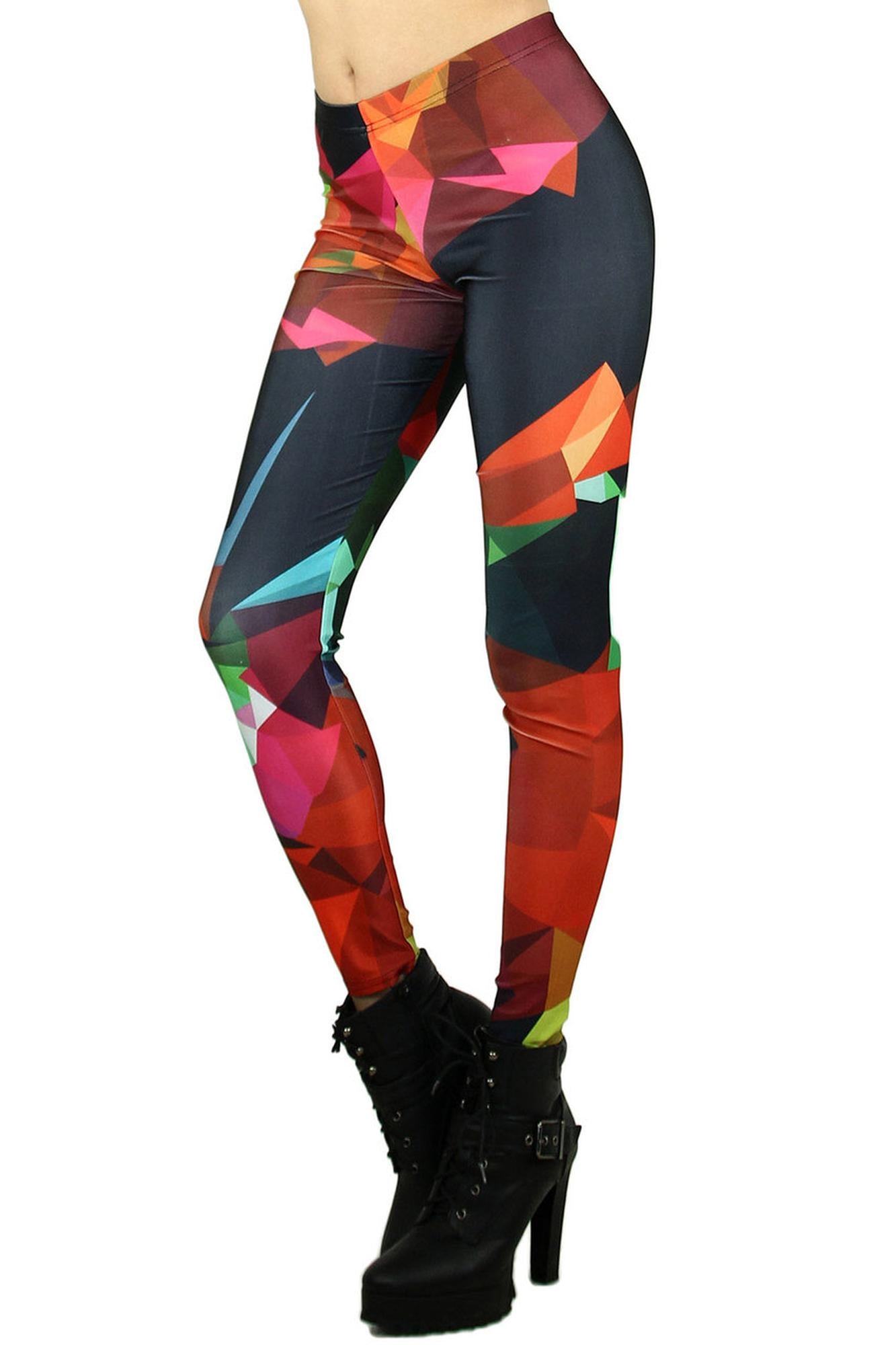 Sassy Colorful Shapes Leggings