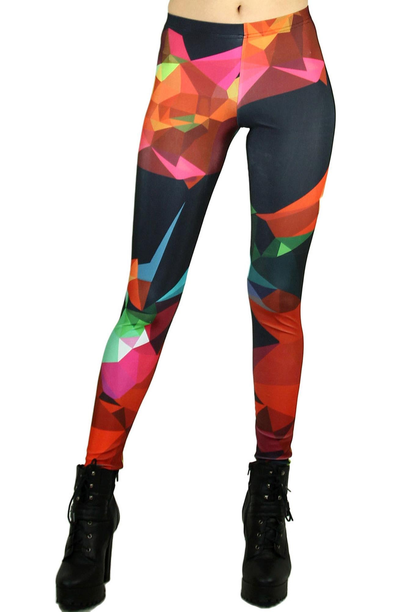 Sassy Colorful Shapes Leggings