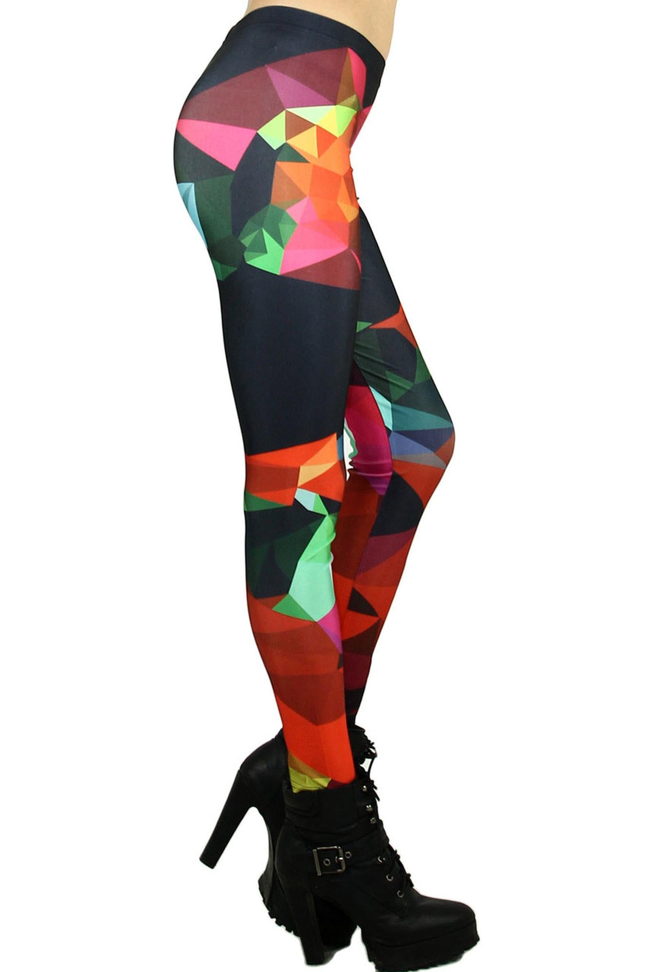 Sassy Colorful Shapes Leggings