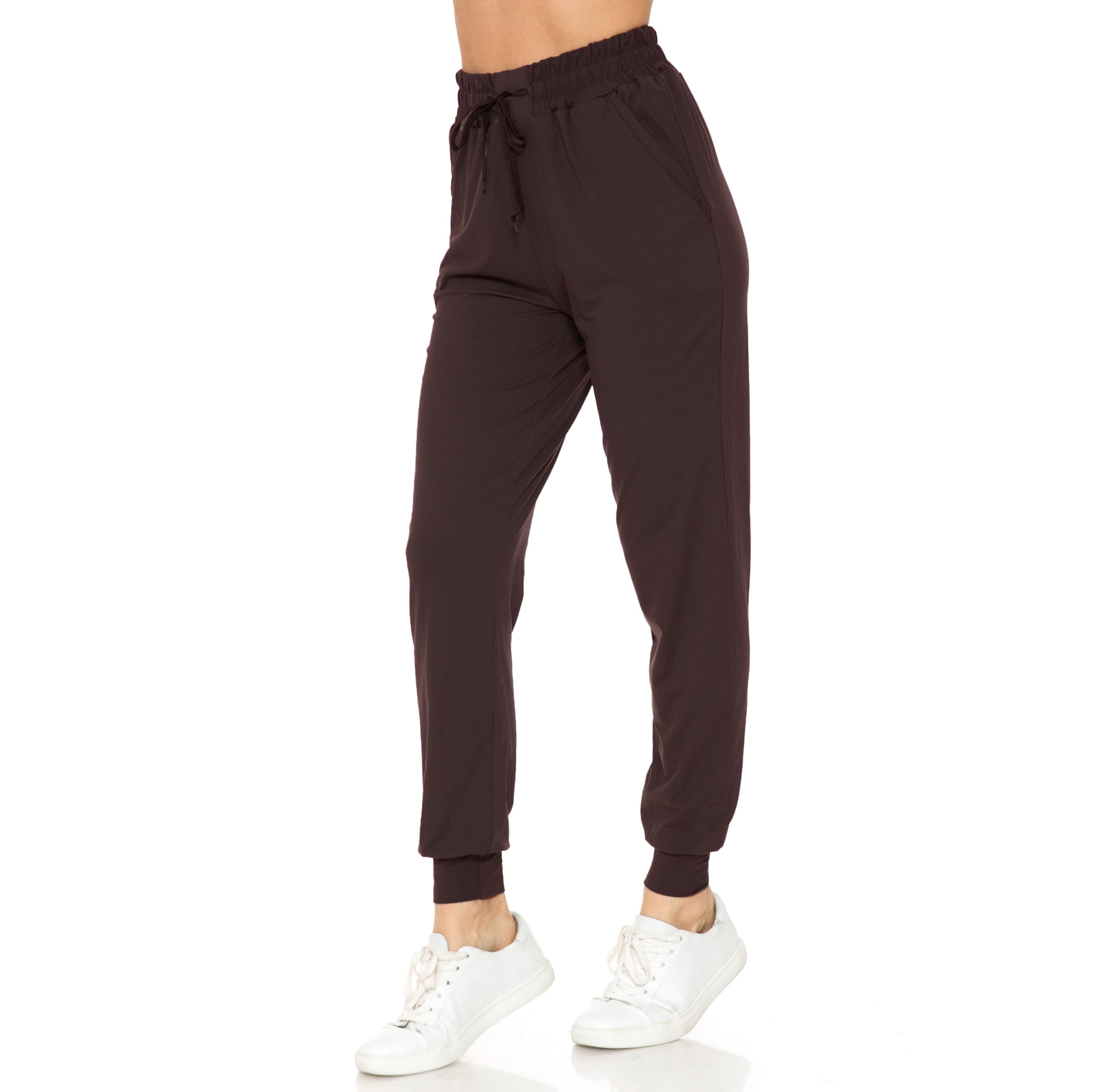 Buttery Smooth Solid Basic Brown Joggers | EEVEE