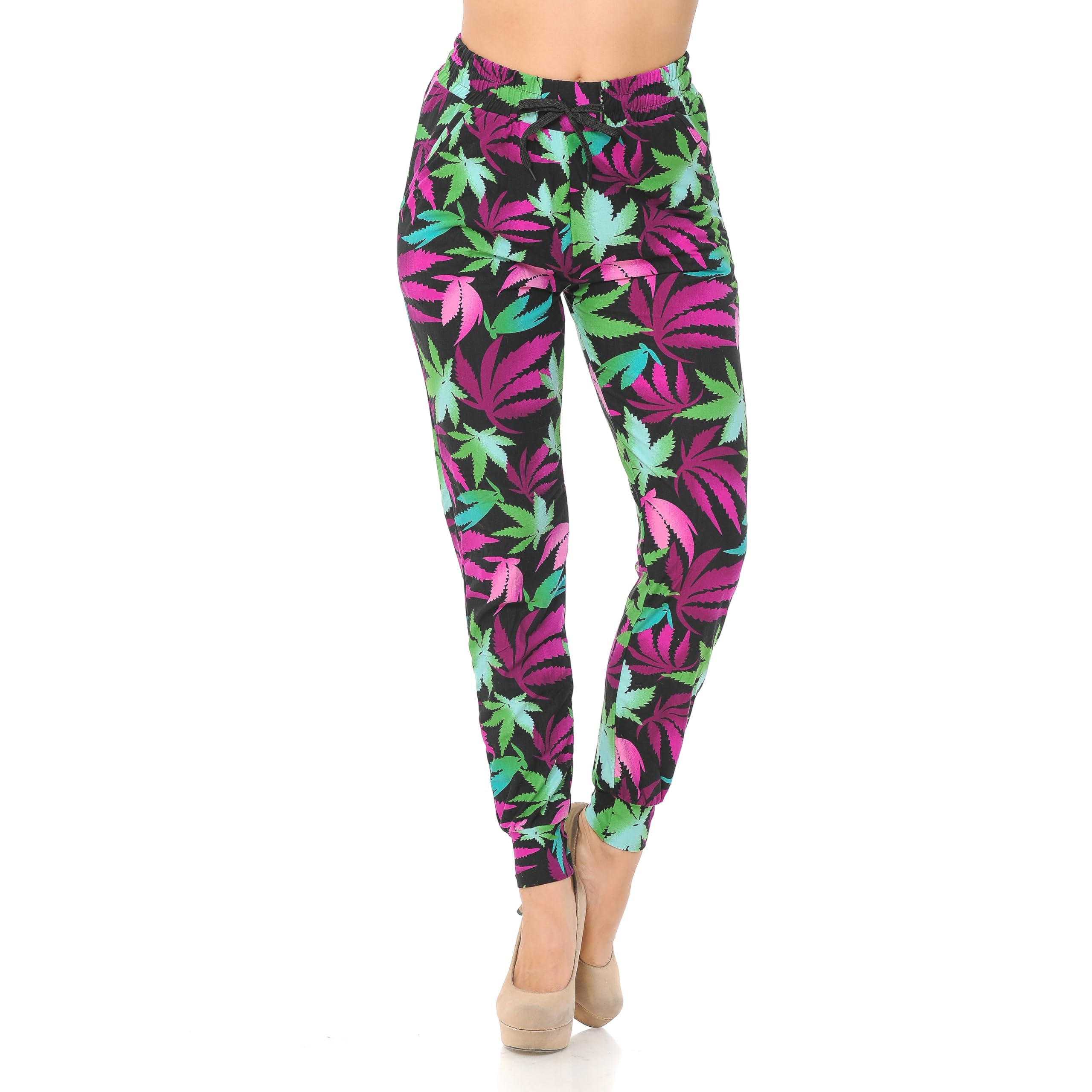 Buttery Smooth Fuchsia Marijuana Joggers