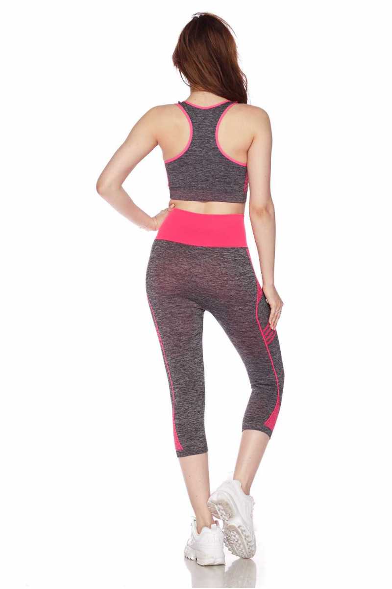 Racerback Tank Top and Capris Activewear Set