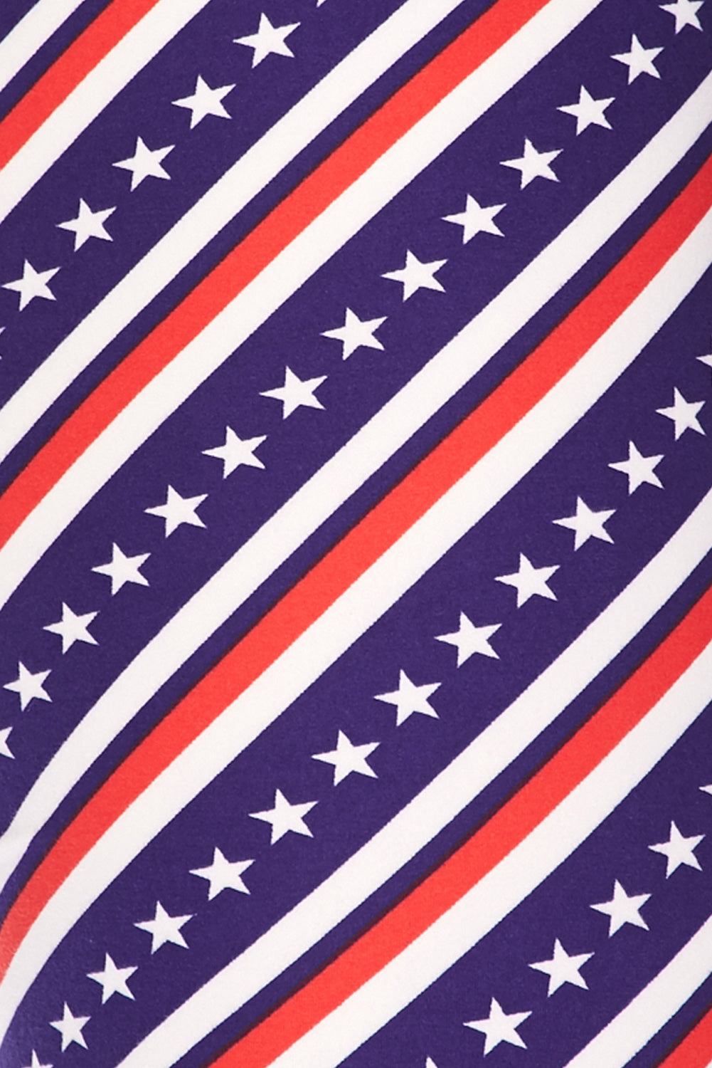 Buttery Soft Spiral Stars and Stripes Extra Plus Size Leggings - 3X-5X (XPlus One Size,Blue)