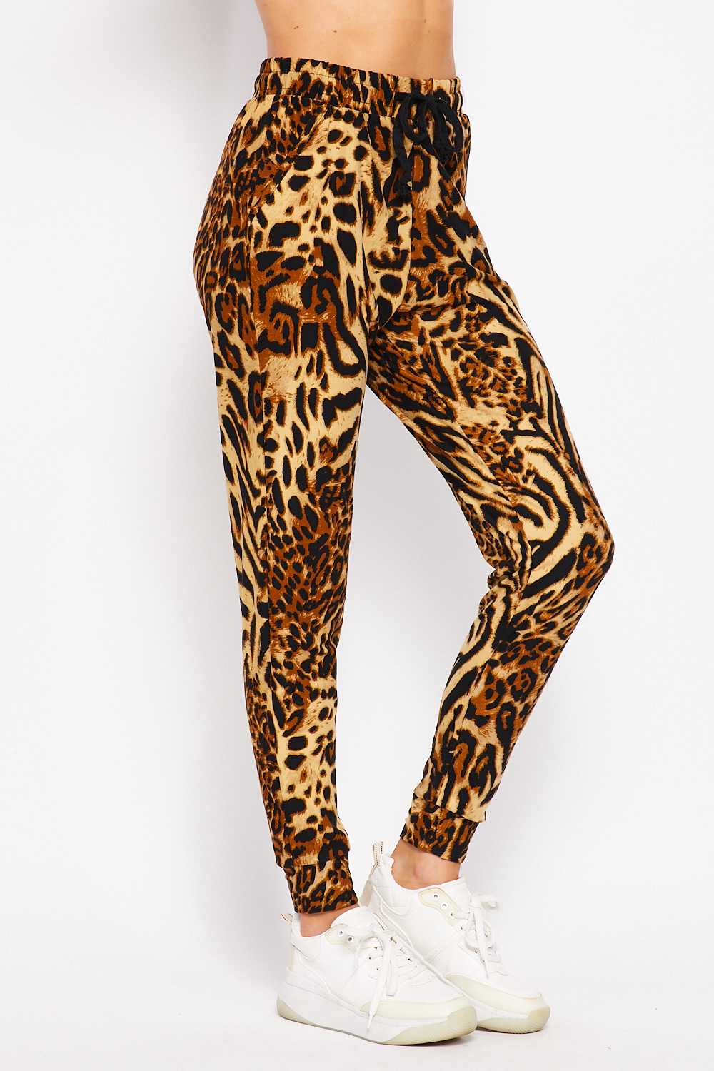 Buttery Smooth Predator Leopard Plus Size Joggers