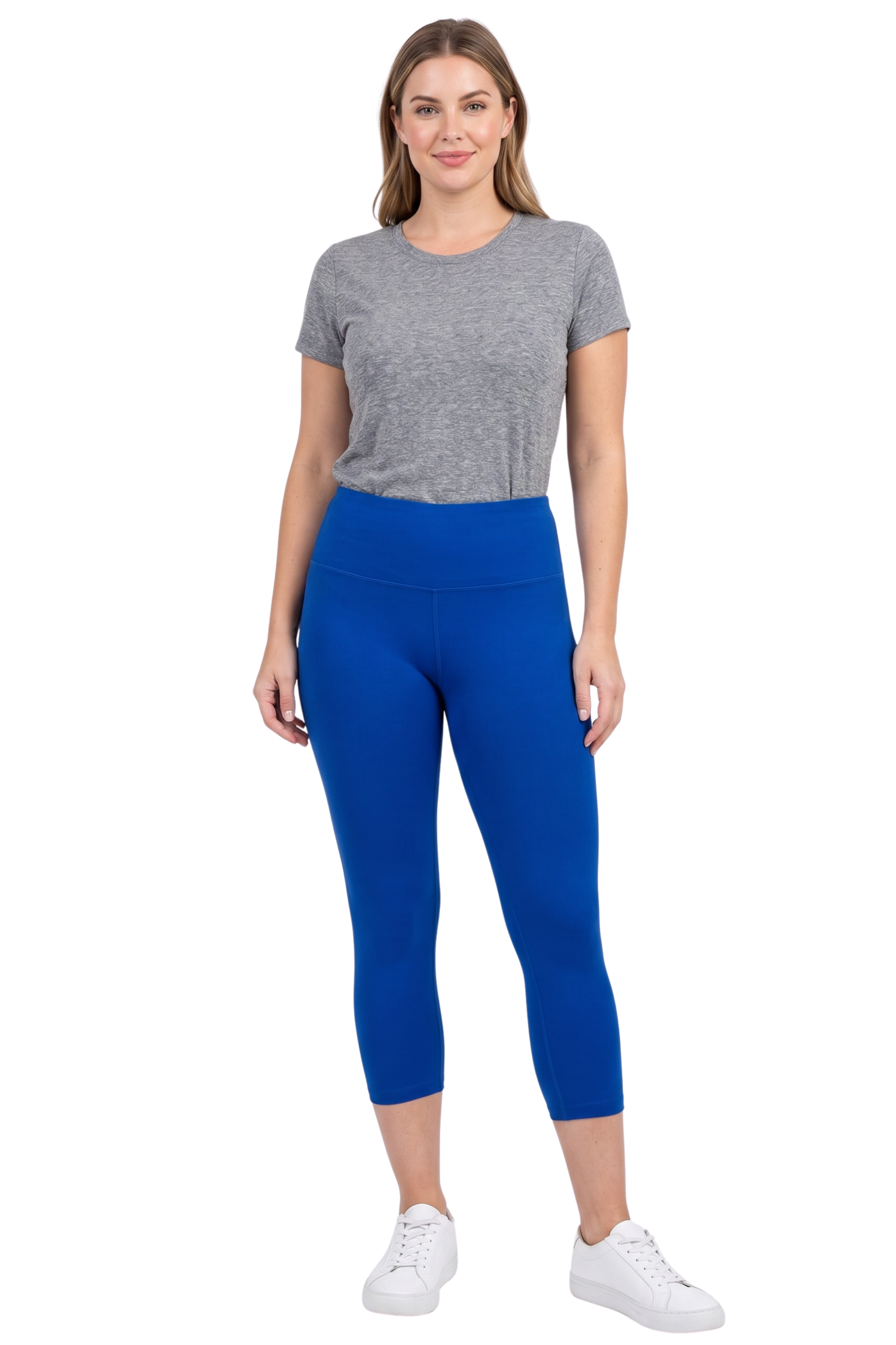Brushed Basic Solid High Waisted Capris | 5 Inch | New Mix